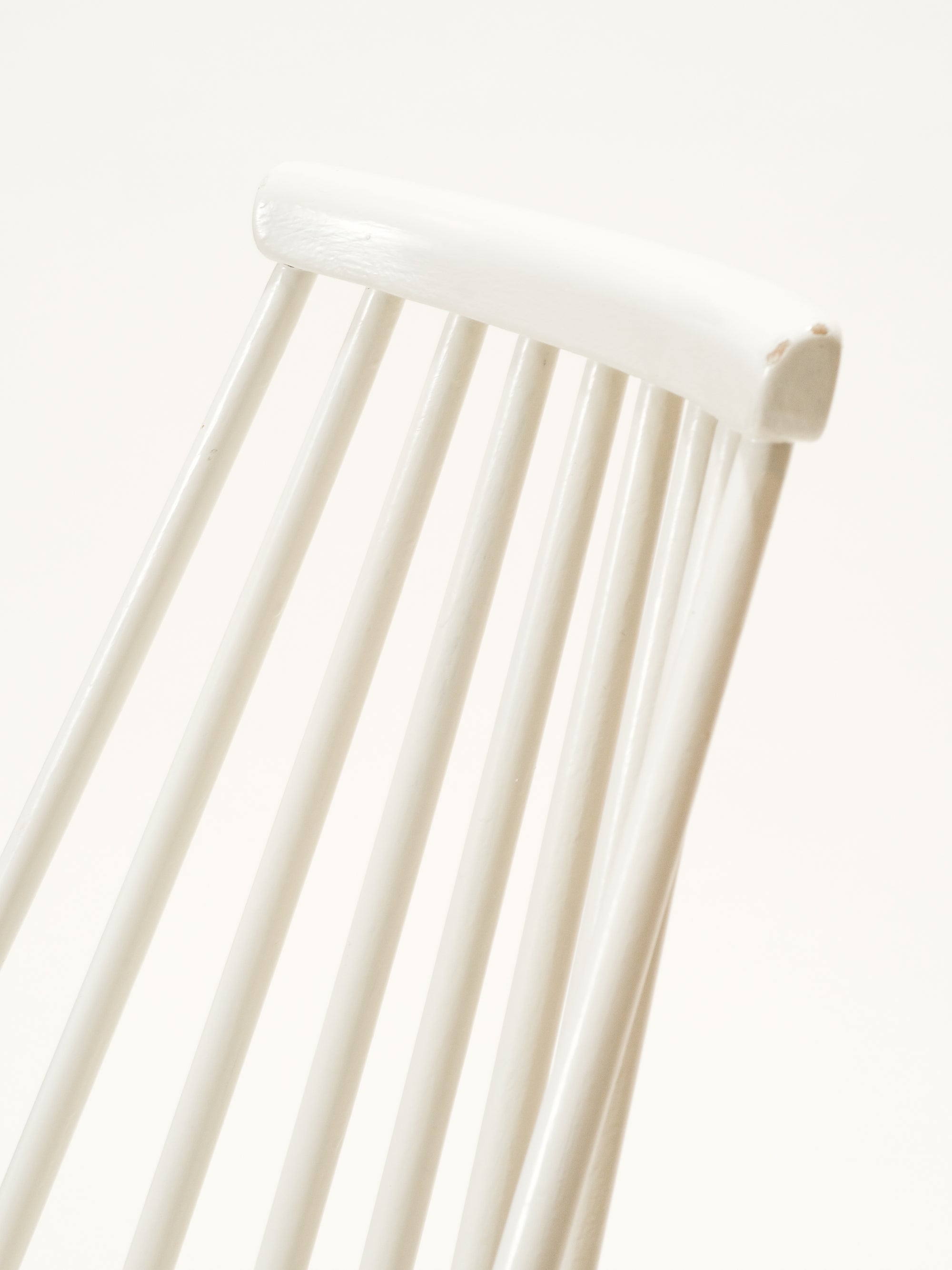 Mid-Century White &quot;Mademoiselle&quot; Chair by Ilmari Tapiovaara