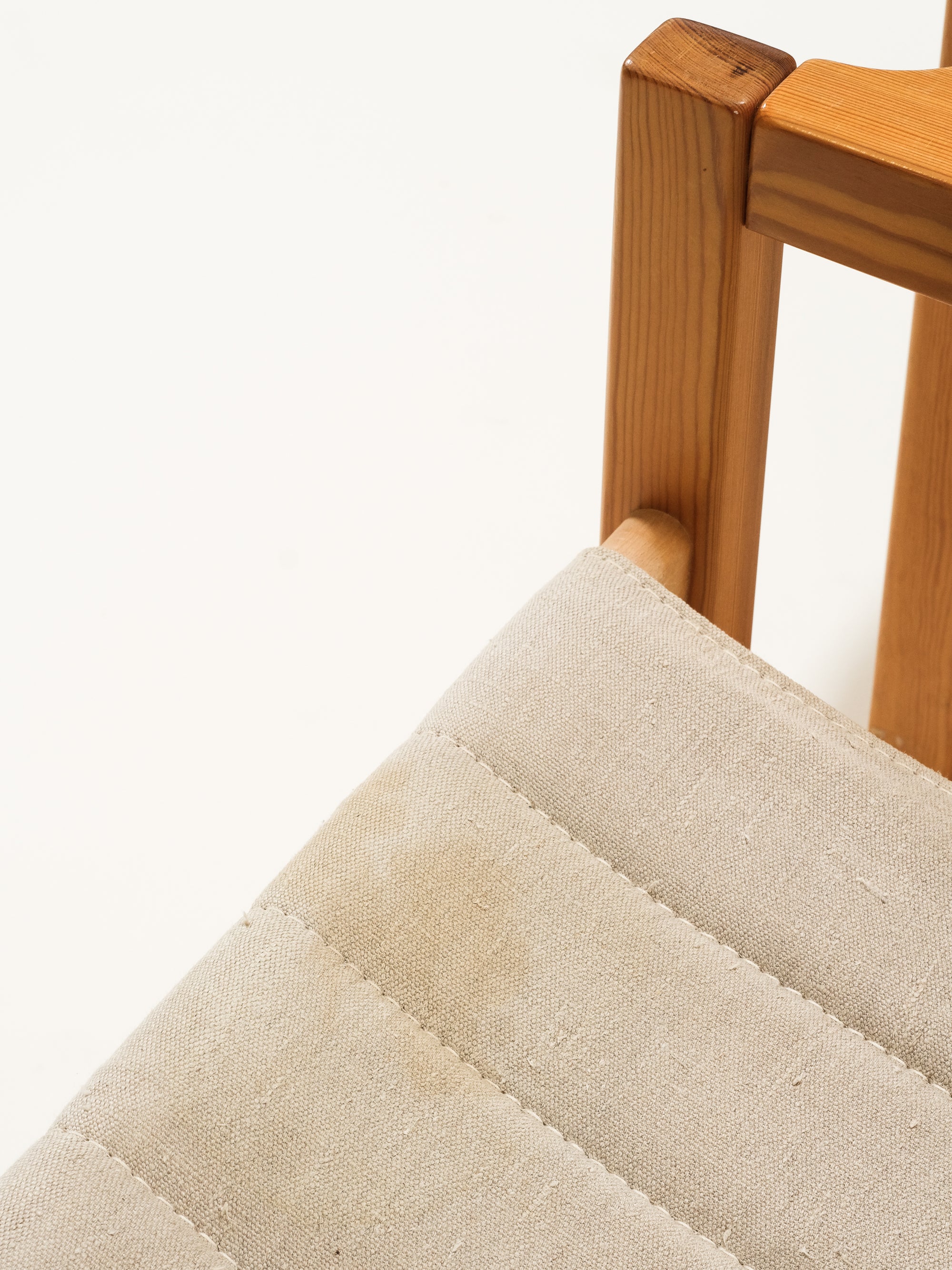 Pair of Solid Pine &quot;Diana&quot; Easy Chairs by Karin Mobring for Ikea, 1970s