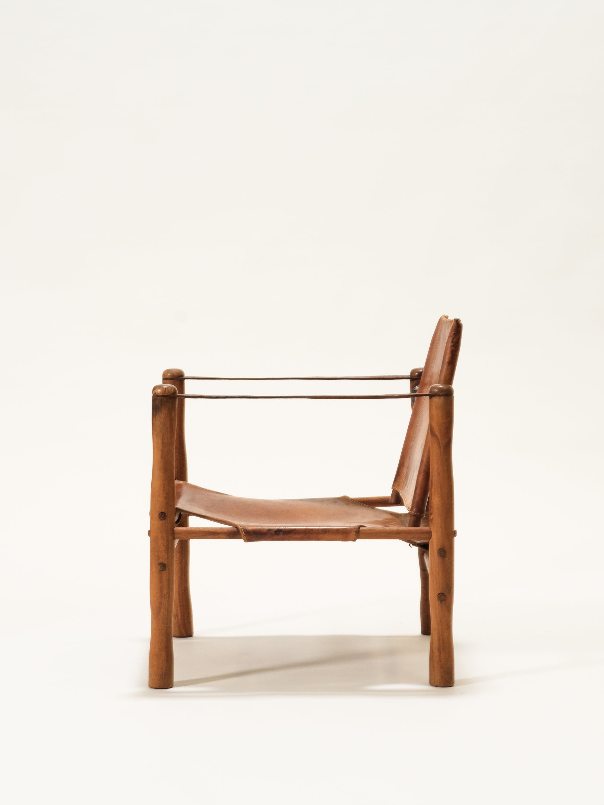 &quot;Triva&quot; Safari Chair by Elias Svedberg for Nordiska Kompaniet, 1960s