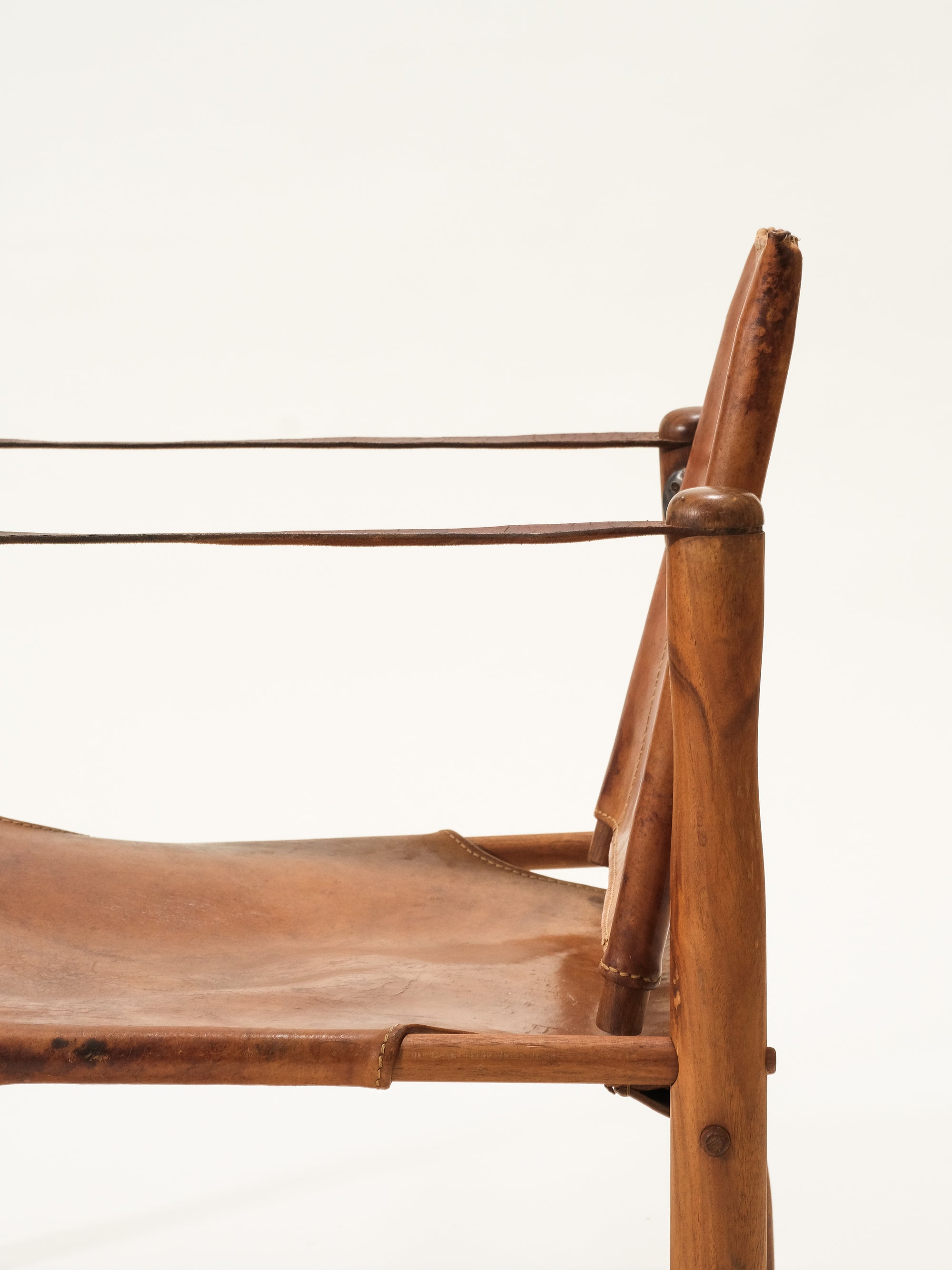 &quot;Triva&quot; Safari Chair by Elias Svedberg for Nordiska Kompaniet, 1960s