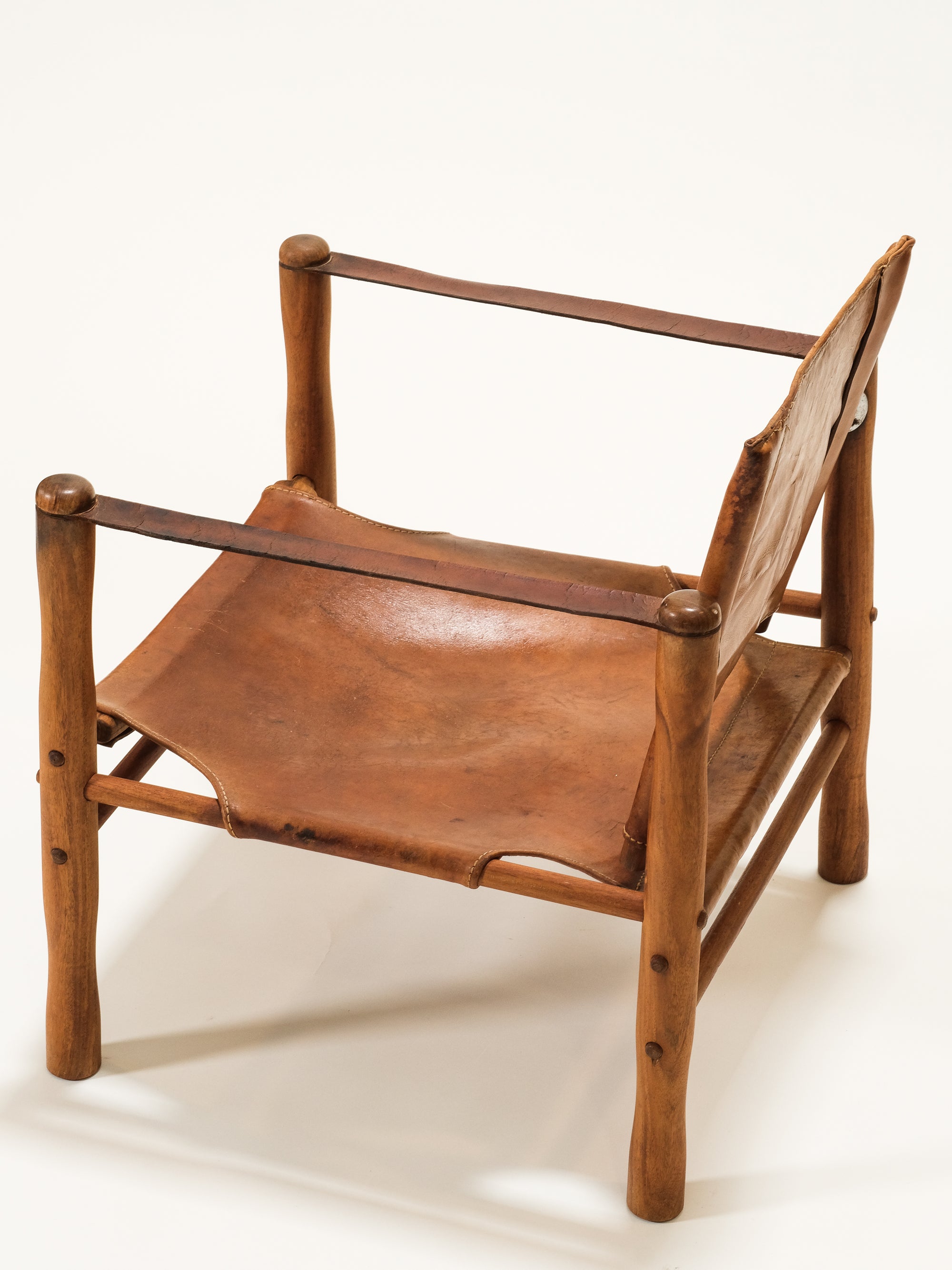 &quot;Triva&quot; Safari Chair by Elias Svedberg for Nordiska Kompaniet, 1960s