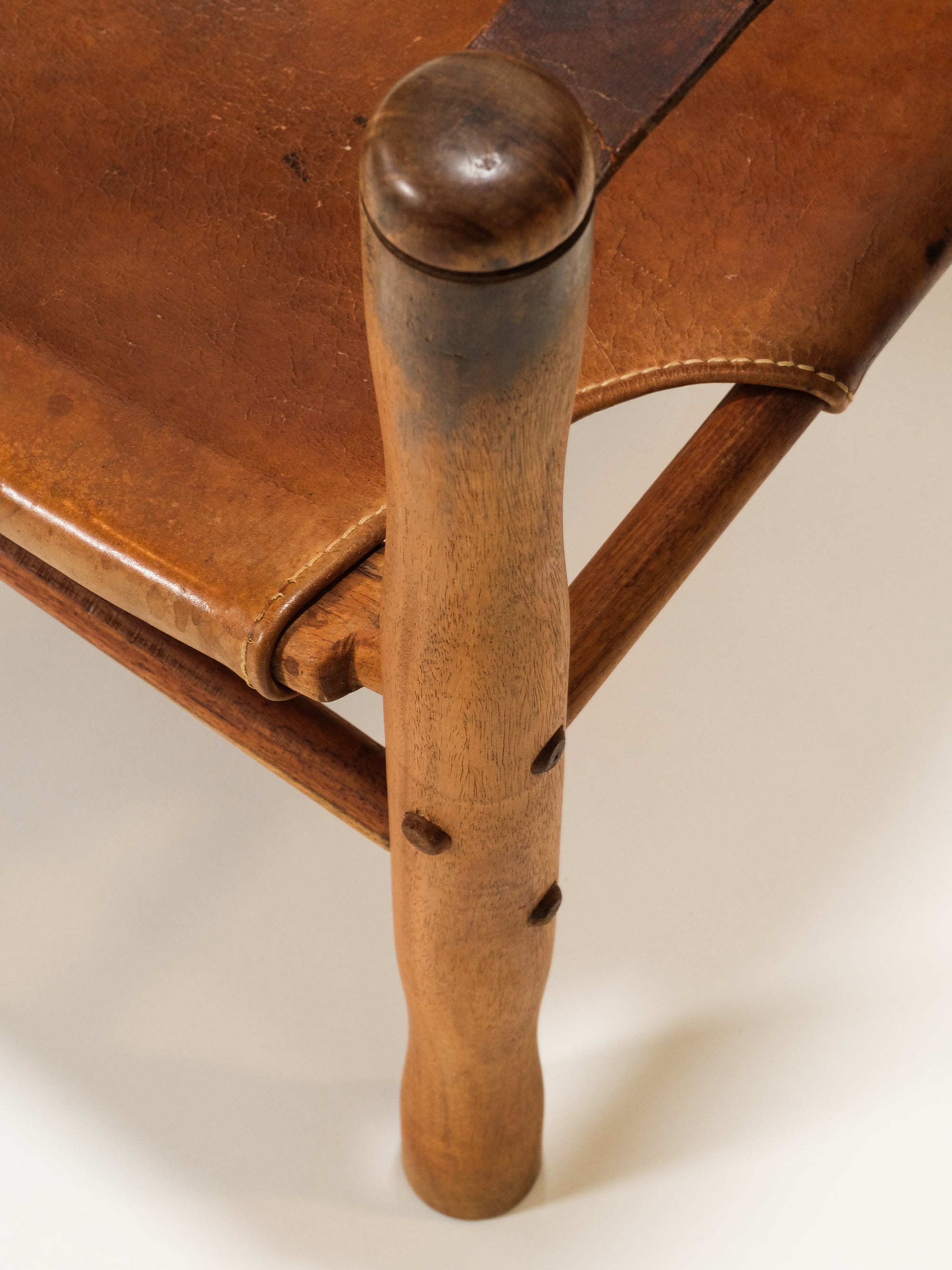 &quot;Triva&quot; Safari Chair by Elias Svedberg for Nordiska Kompaniet, 1960s