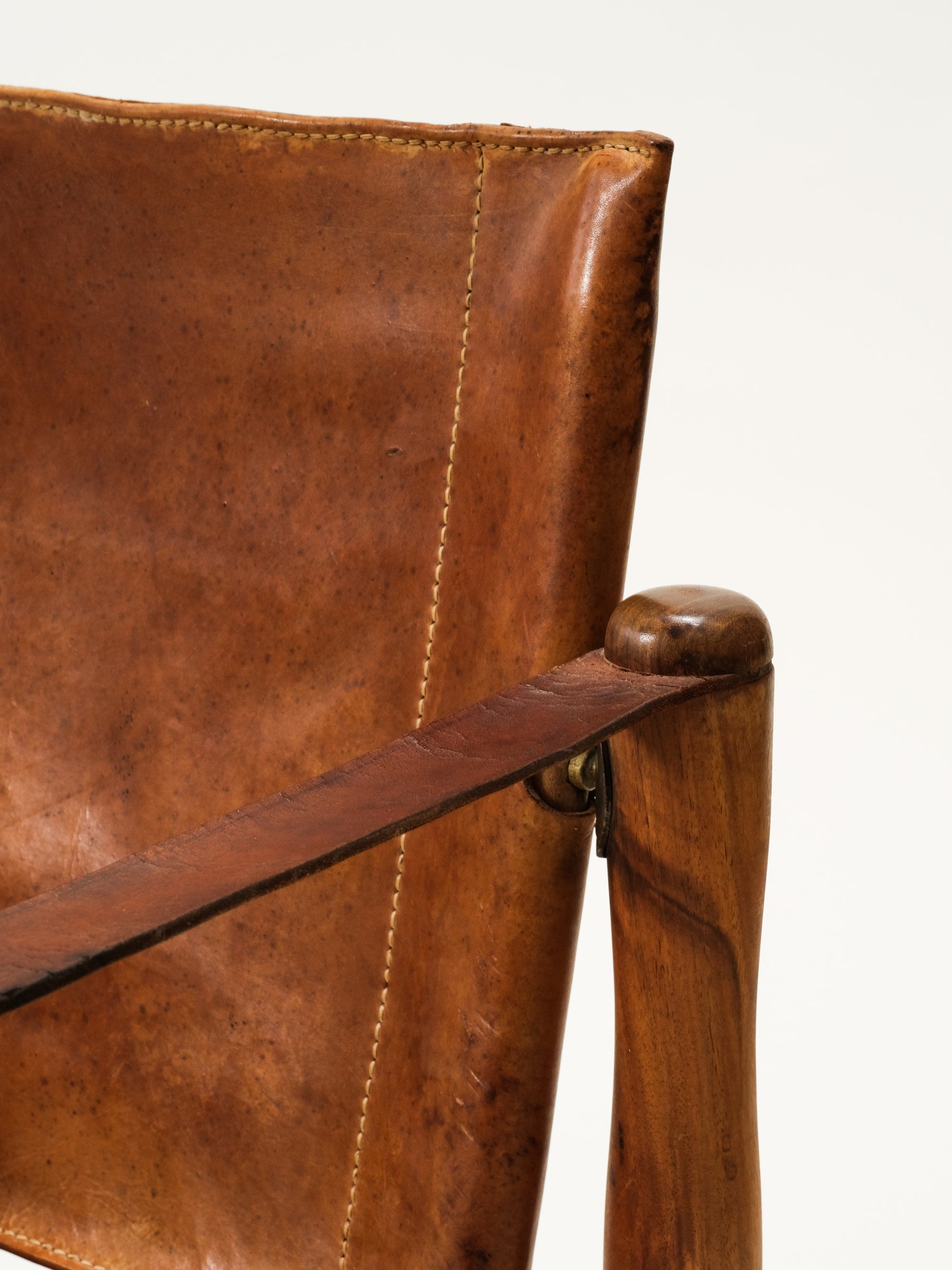 &quot;Triva&quot; Safari Chair by Elias Svedberg for Nordiska Kompaniet, 1960s