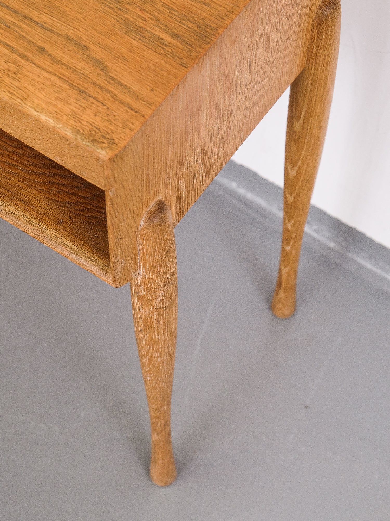 Single Drawer Chest/Table in Oak, G &amp; T Hovmantorp, Sweden 1960s