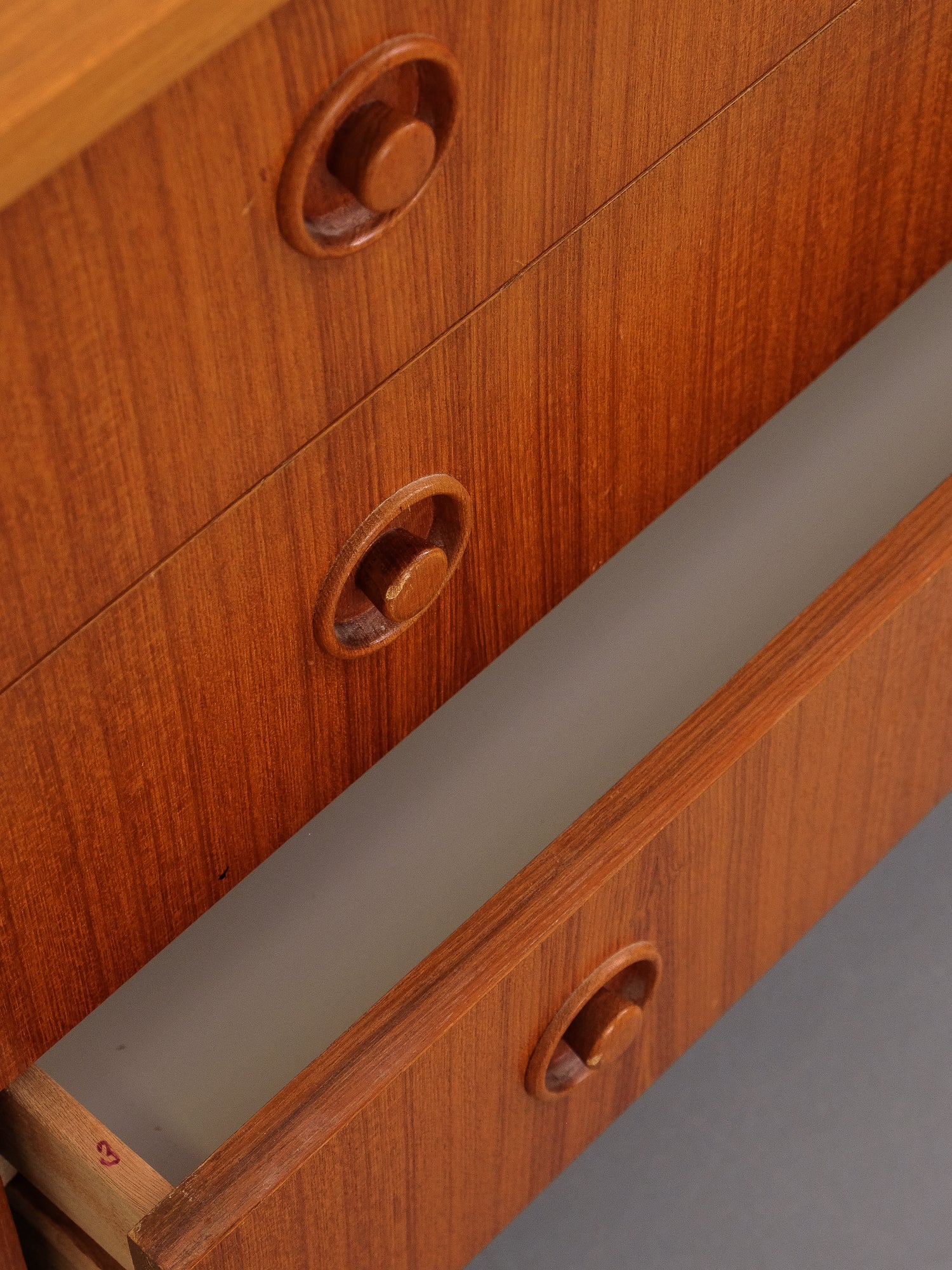 Four Drawer Teak Chest, 1960s