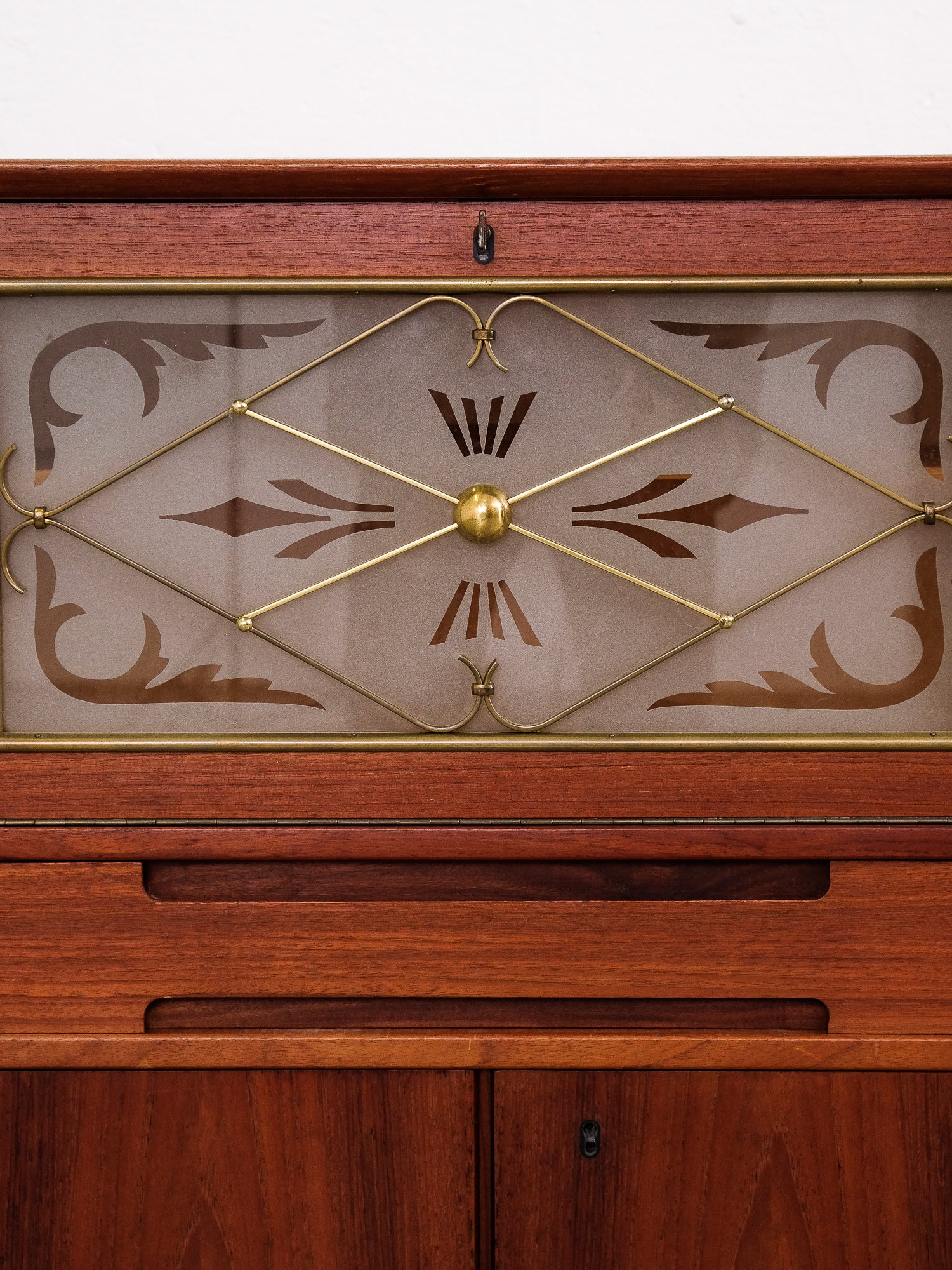 Norwegian Teak Corner Cabinet, 1950s