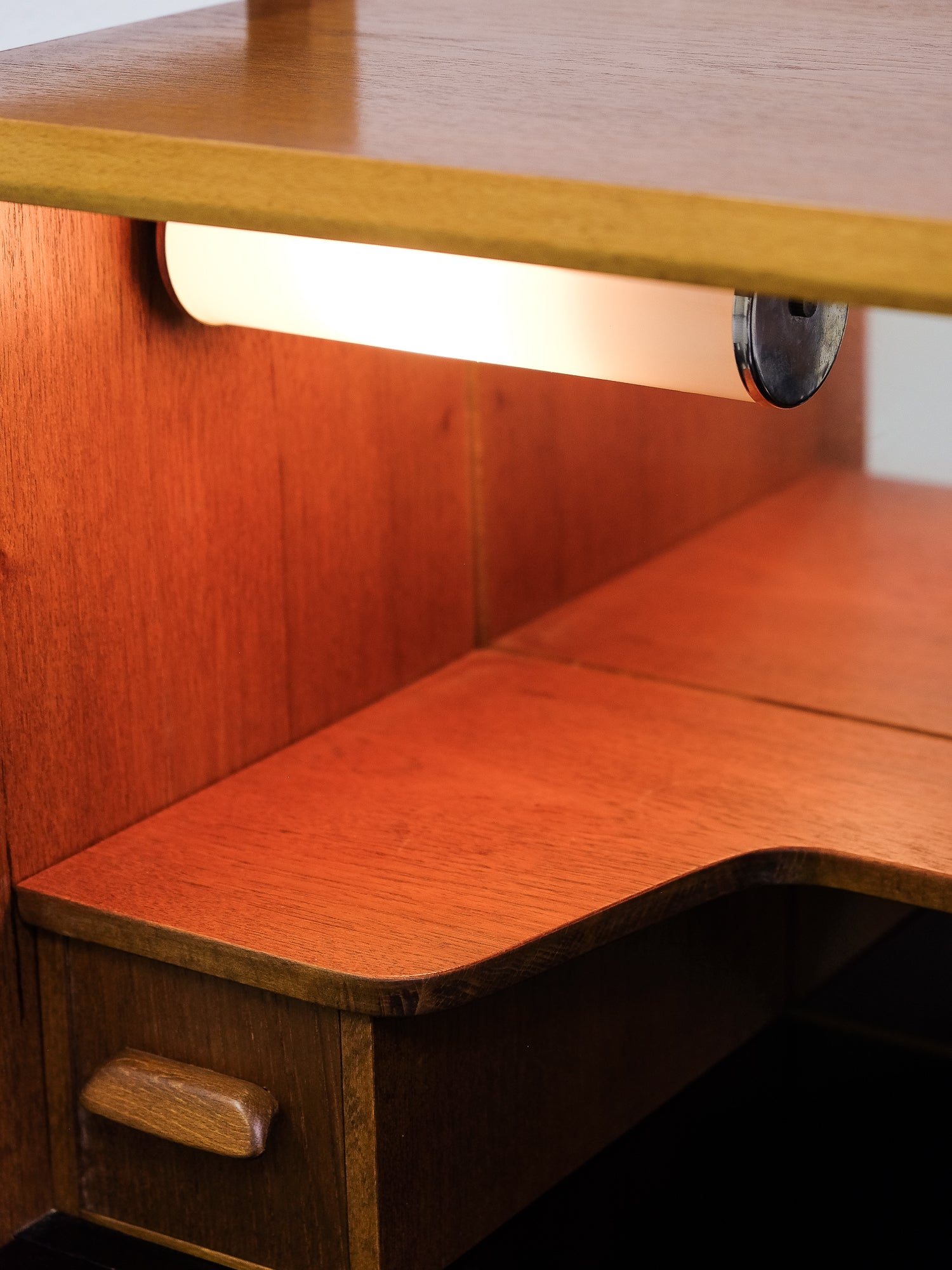 Midcentury Teak Bar Cabinet