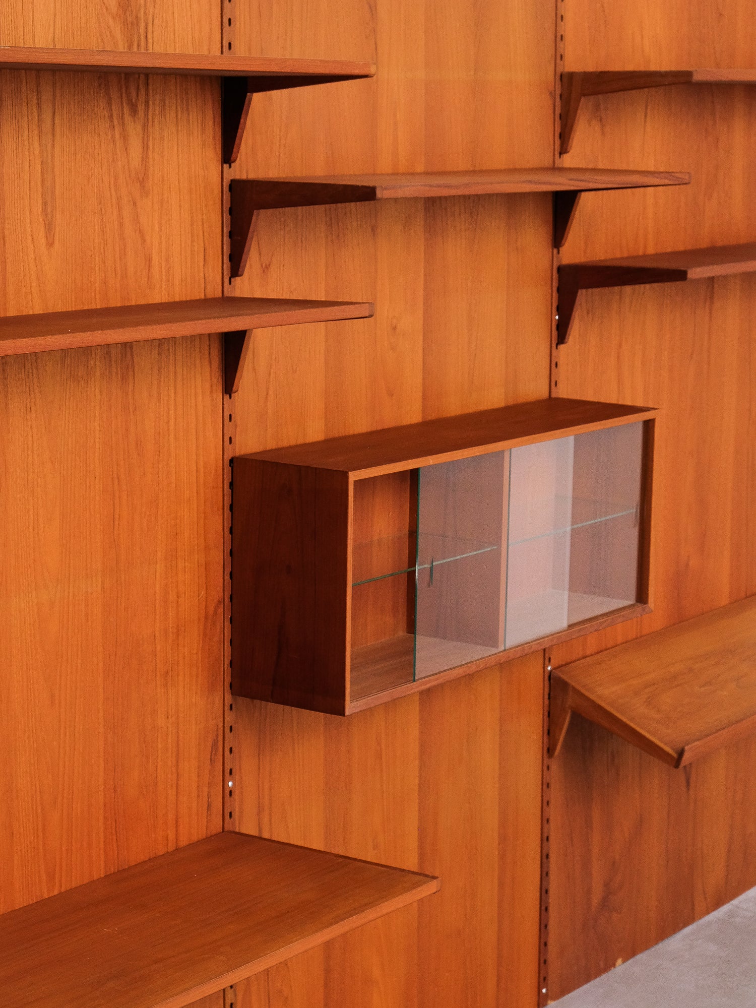 Teak System Wall Unit by Nils Jonsson for Hugo Troeds, 1960s