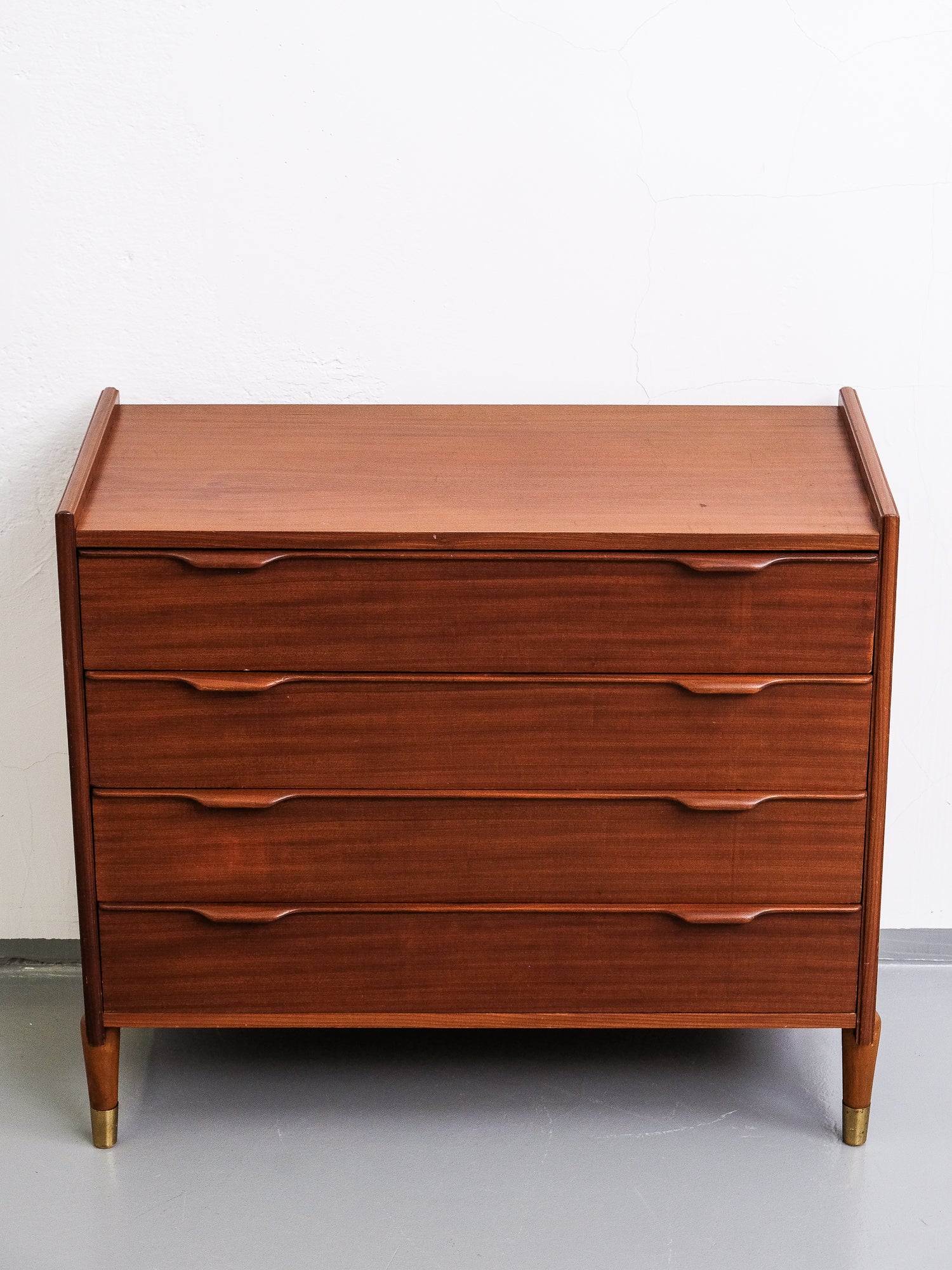 Four Drawer Teak Chest, 1960s