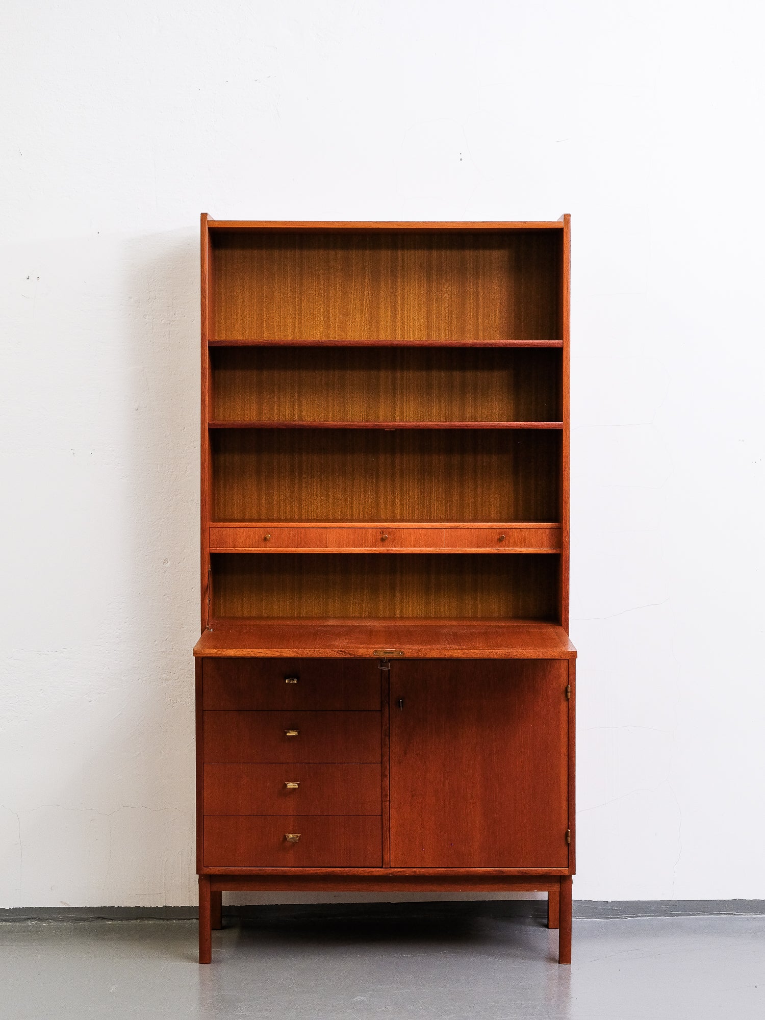 Scandinavian Mid-Century Teak Bookshelf / Cabinet