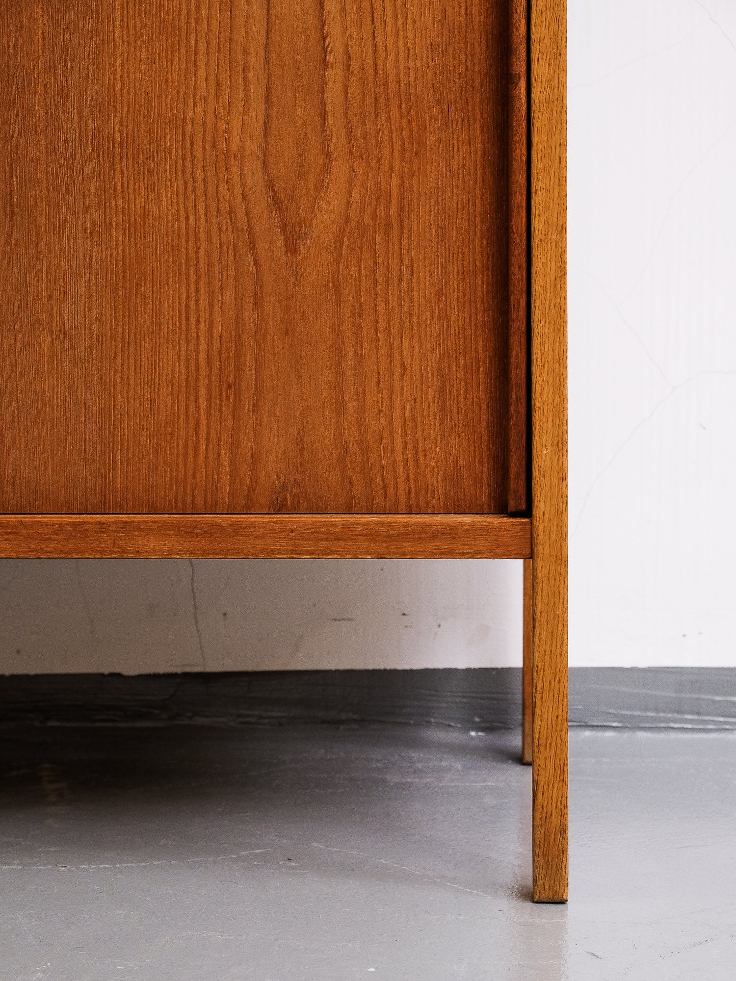 Teak &amp; Oak Bookshelf by Bertil Fridhagen for Bodafors, Sweden, 1950s