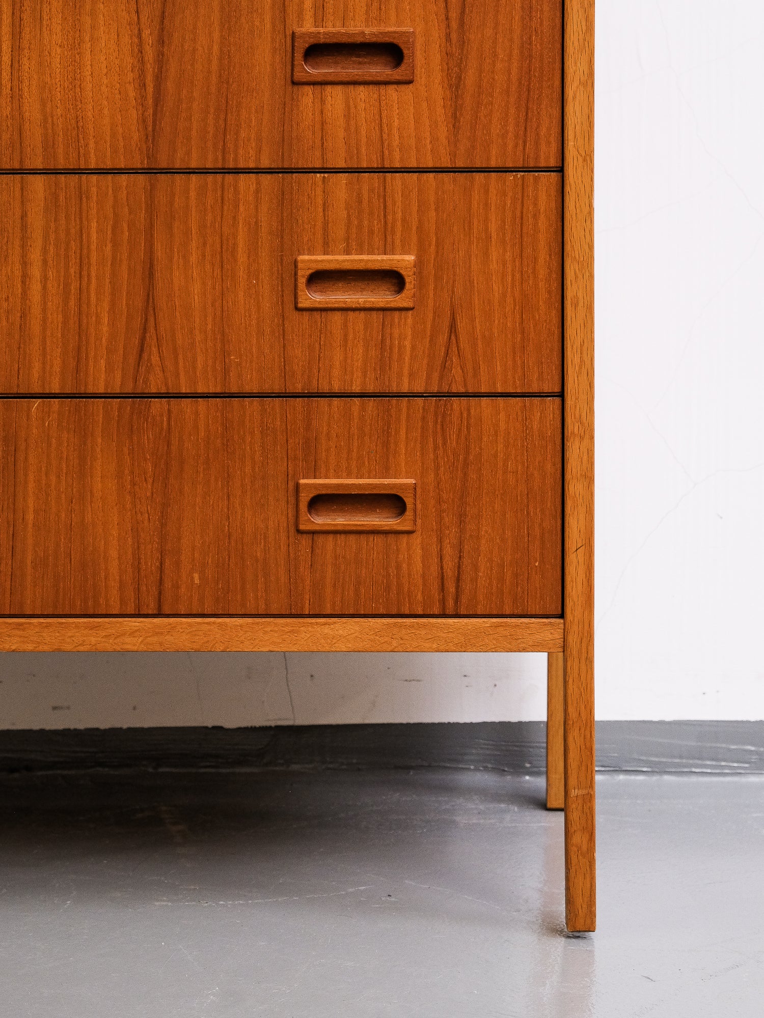 Teak &amp; Oak Bookshelf by Bertil Fridhagen for Bodafors, Sweden, 1950s
