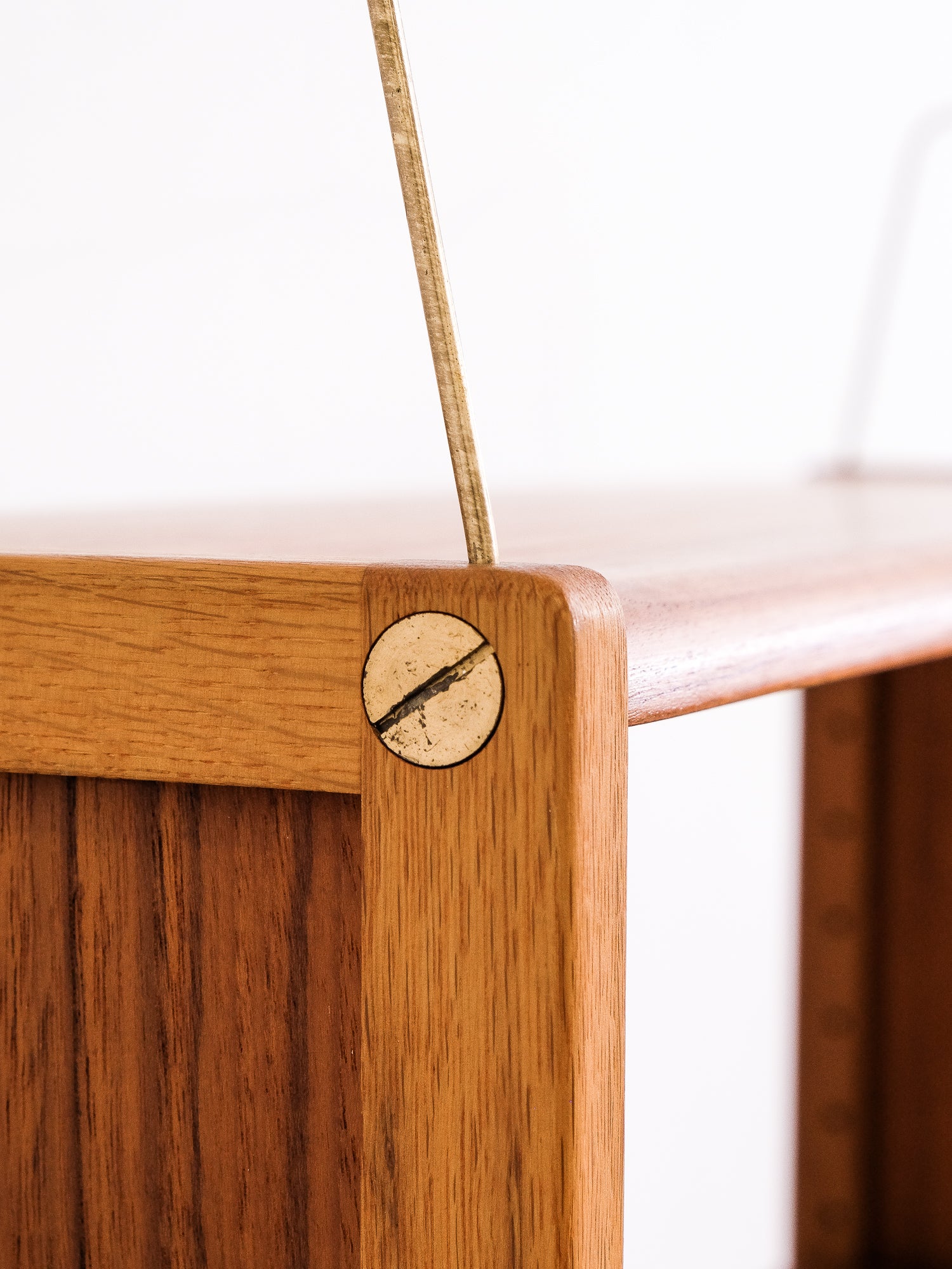 Teak &amp; Oak Bookshelf by Bertil Fridhagen for Bodafors, Sweden, 1950s