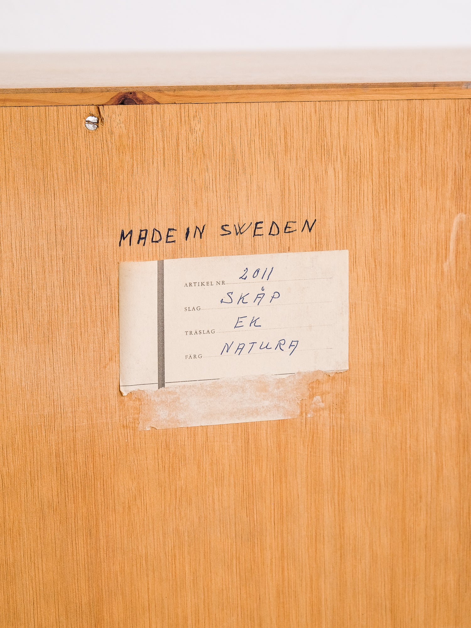 Swedish Oak &amp; Teak Cabinet, 1960s