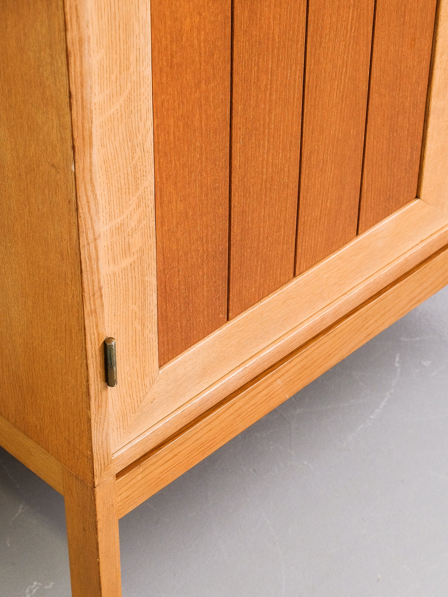 Swedish Oak &amp; Teak Cabinet, 1960s