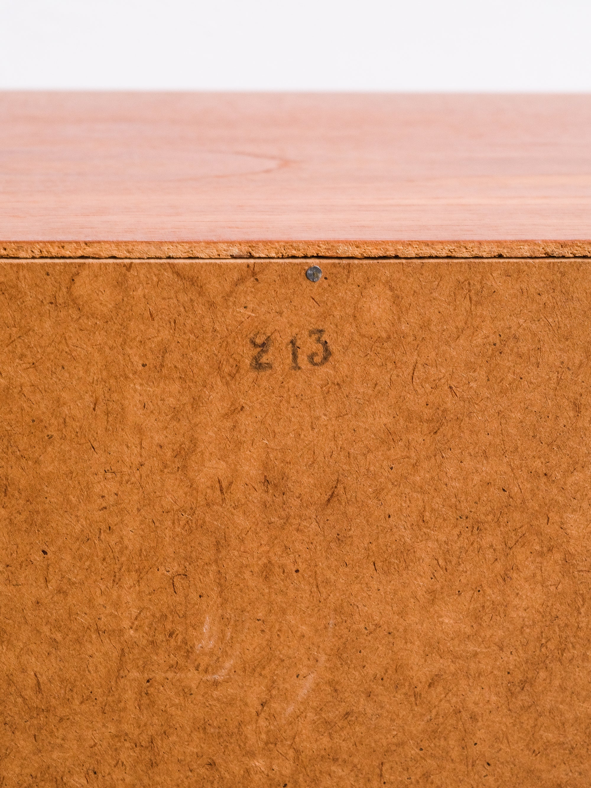 Four Drawer Console Table in Teak &amp; Oak, 1950s