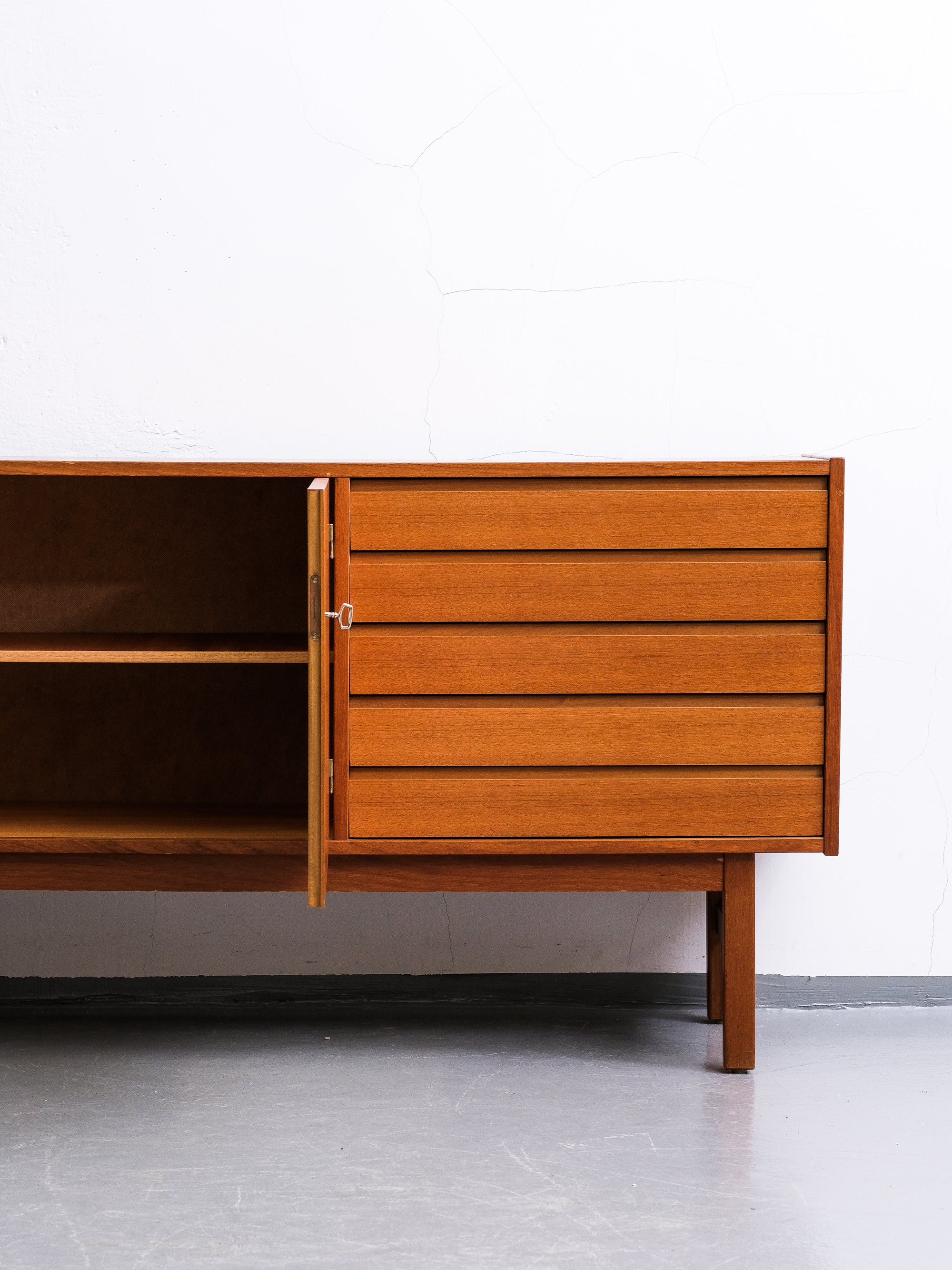 Mid-Century Teak Sideboard Model &#39;Viborg&#39; by Erik Wörtz for Ikea, 1960s