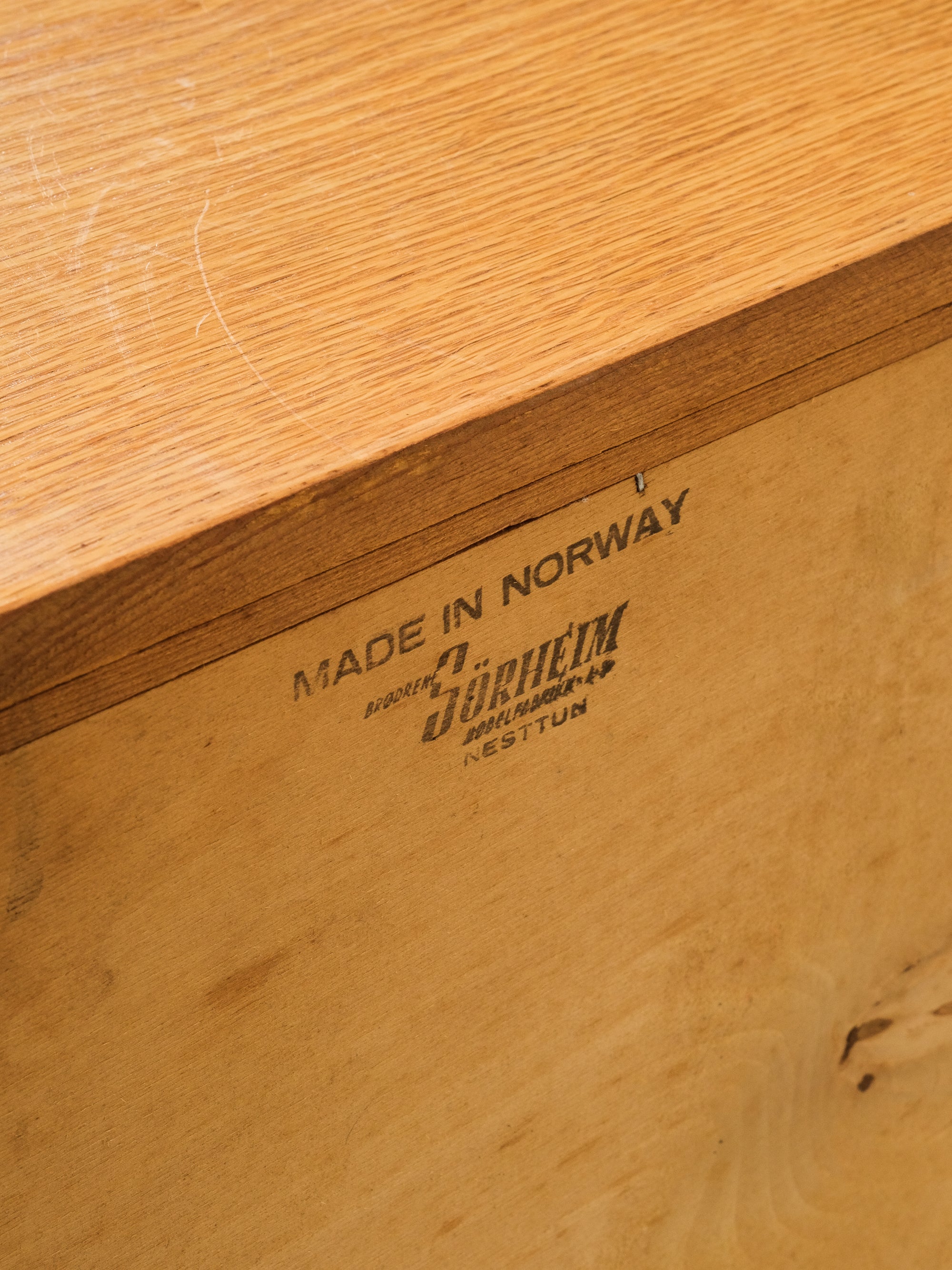 Oak Sideboard by Bröderna Sörheim Möbelfabrik, Norway, 1960s