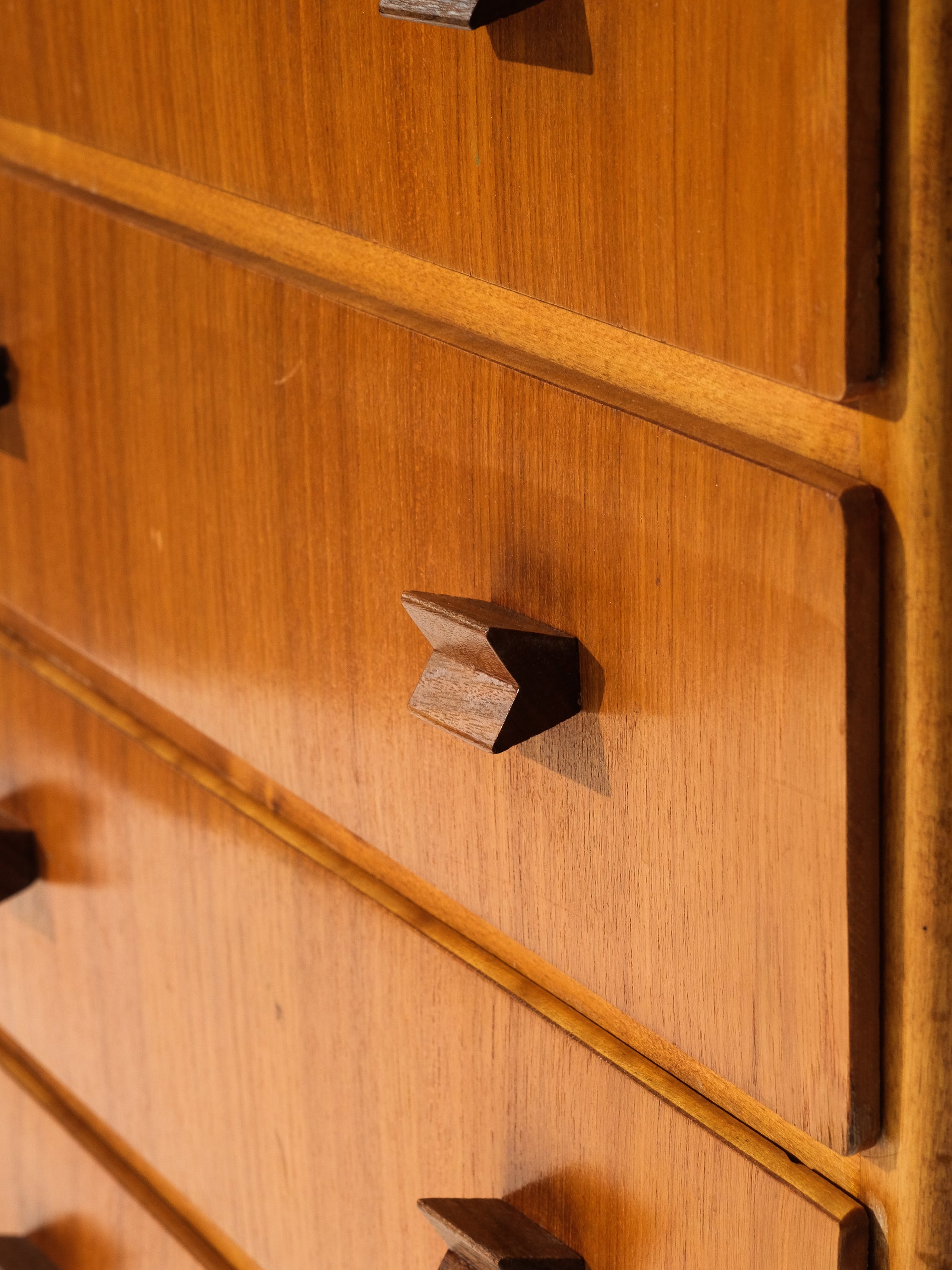 Four Drawer Chest in Teak, 1950s
