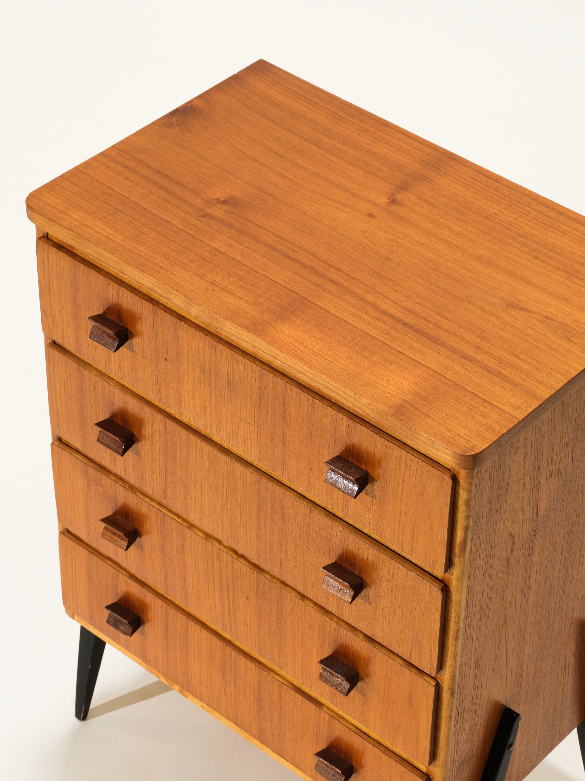 Four Drawer Chest in Teak, 1950s