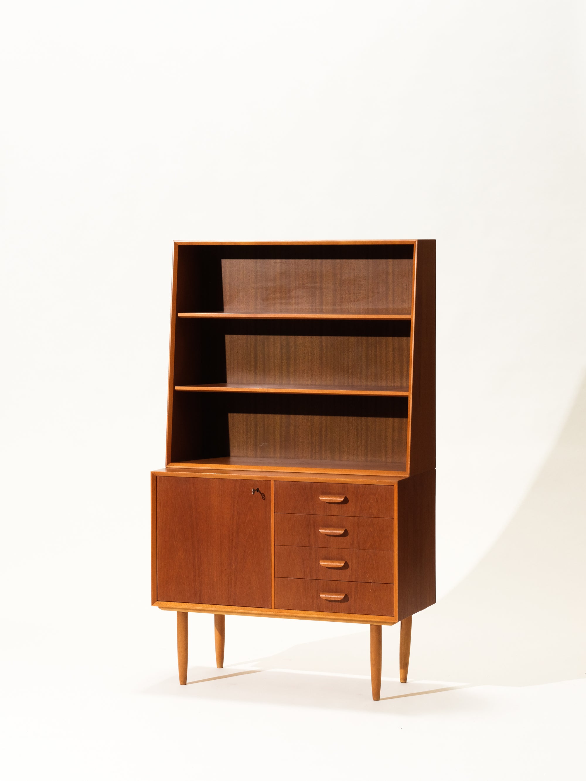 Scandinavian Mid-Century Teak Bookshelf
