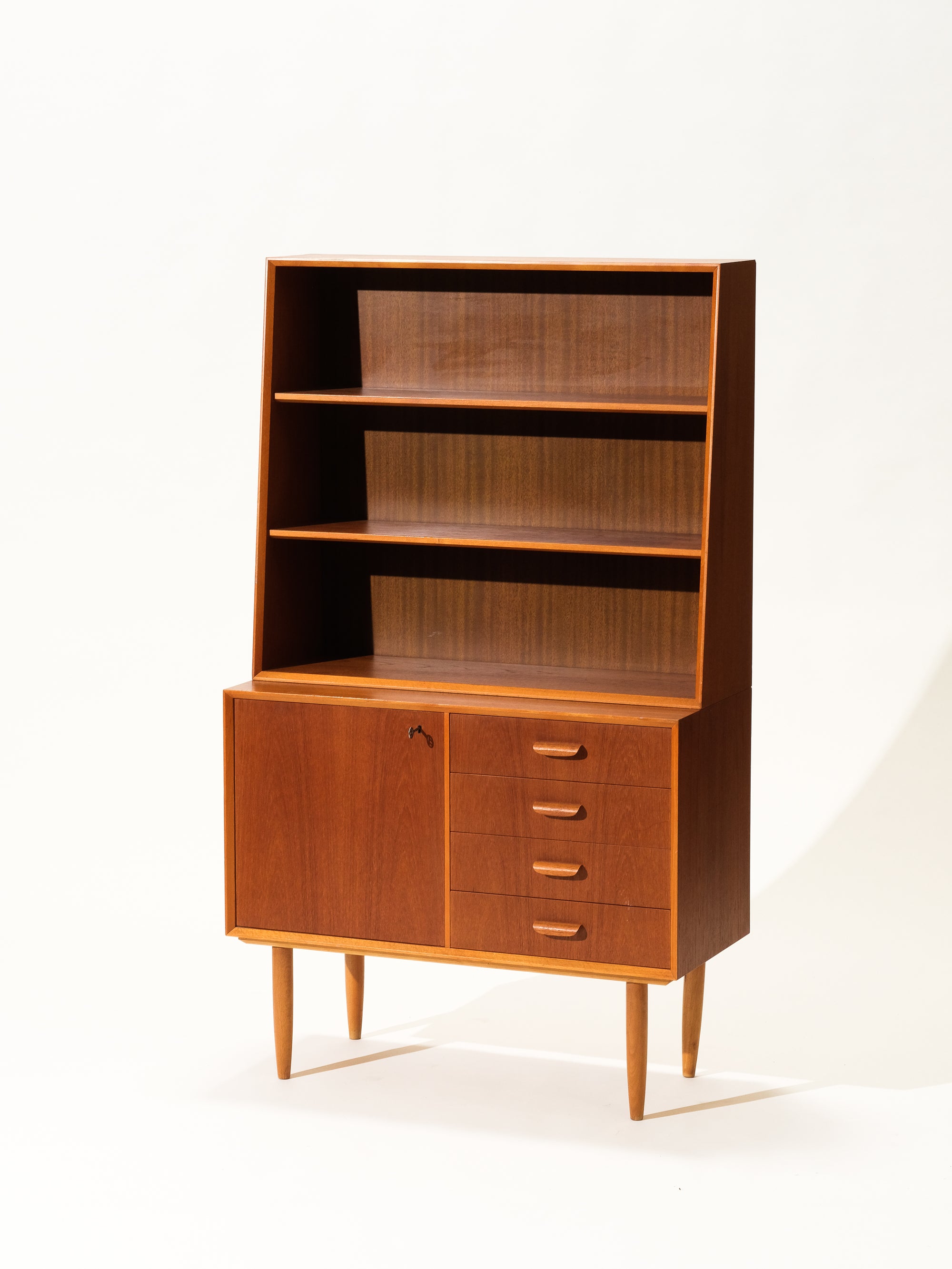 Scandinavian Mid-Century Teak Bookshelf