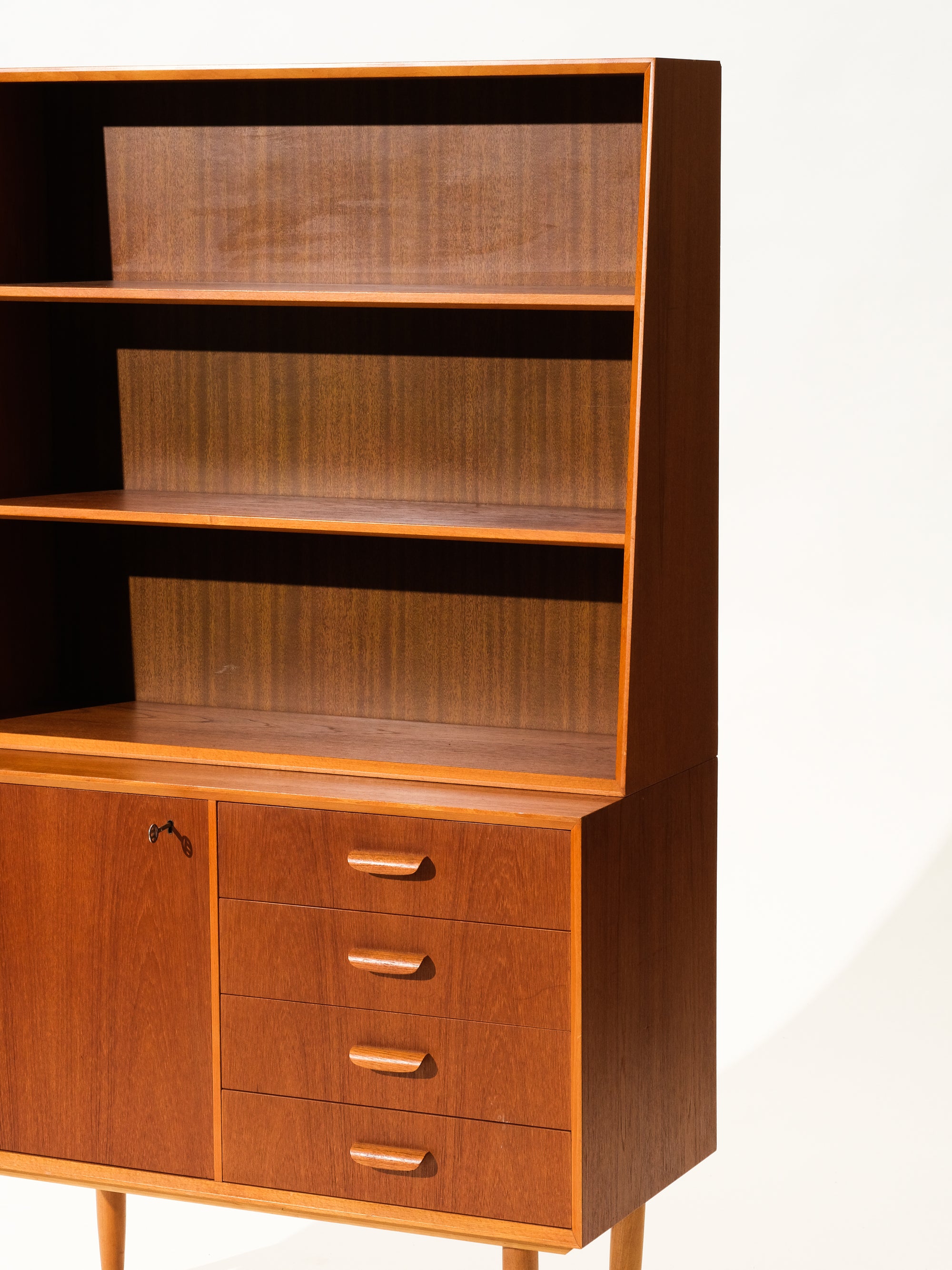 Scandinavian Mid-Century Teak Bookshelf