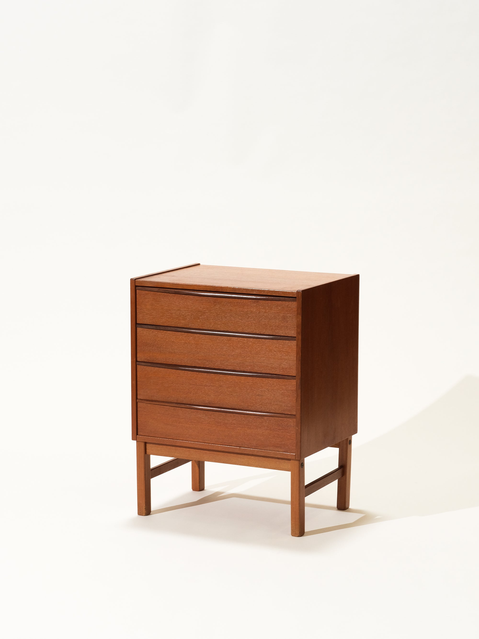 Four Drawer Teak Chest, 1960s