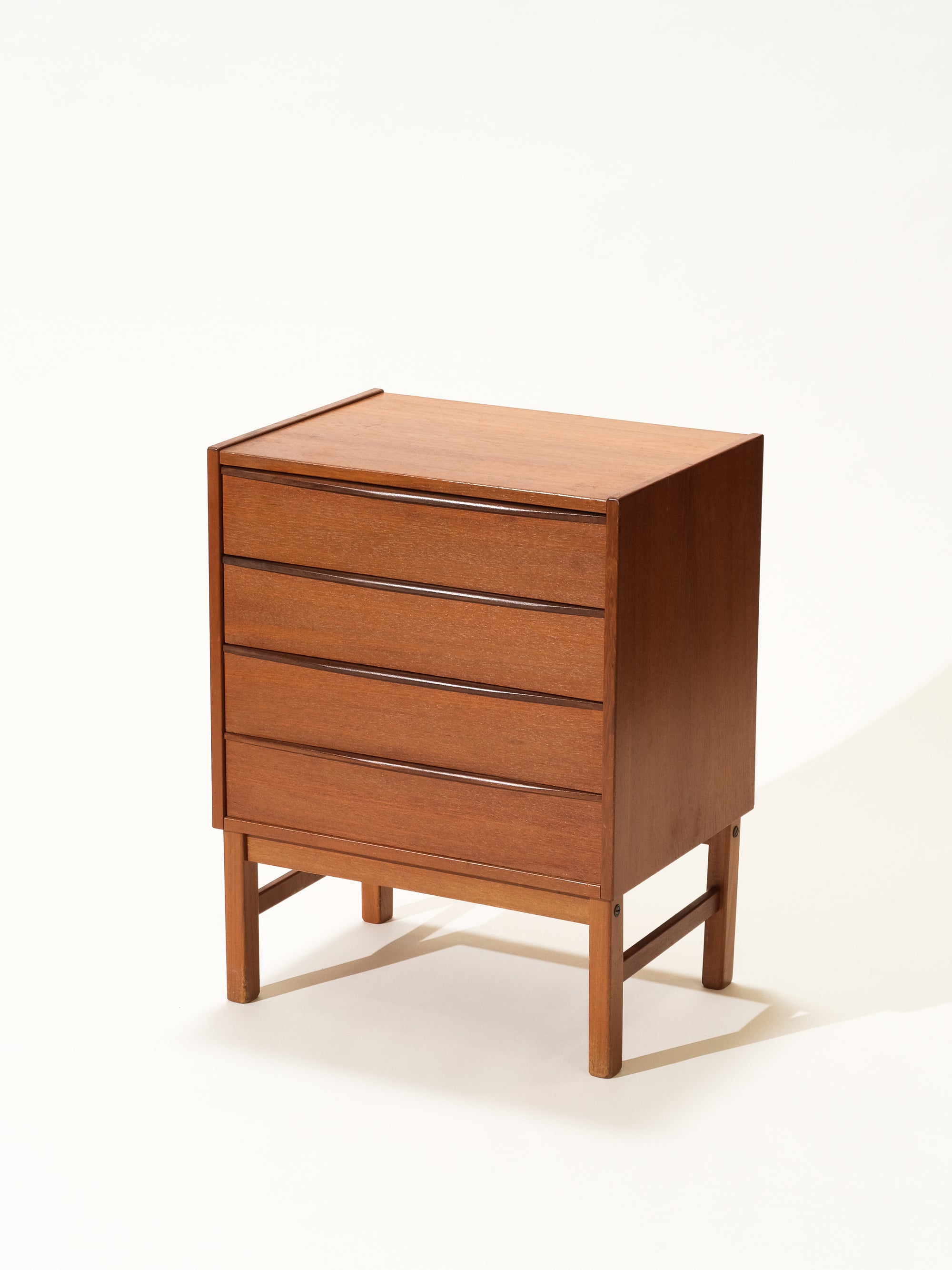 Four Drawer Teak Chest, 1960s