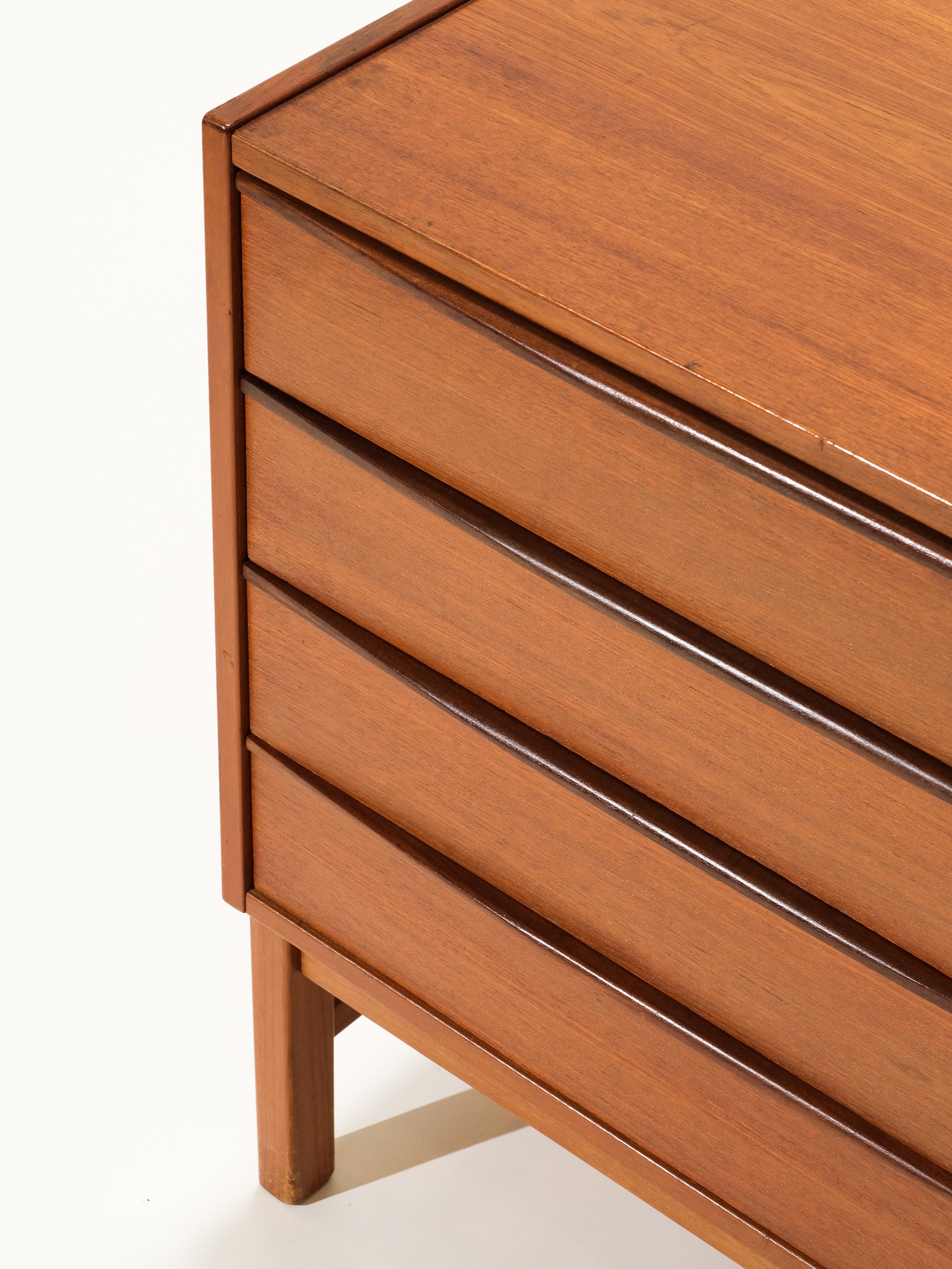 Four Drawer Teak Chest, 1960s
