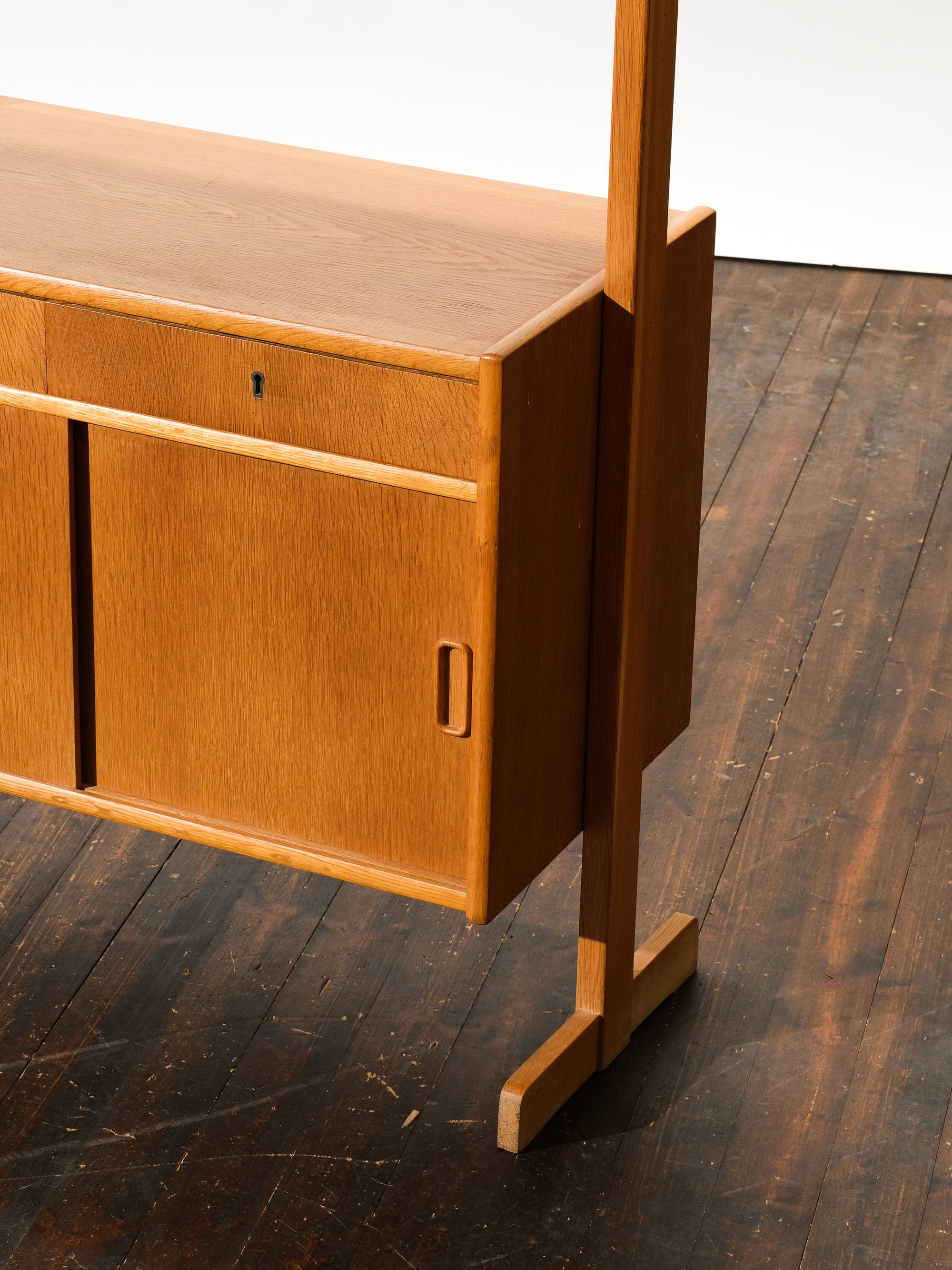 Scandinavian Oak Bookshelf, 1960s