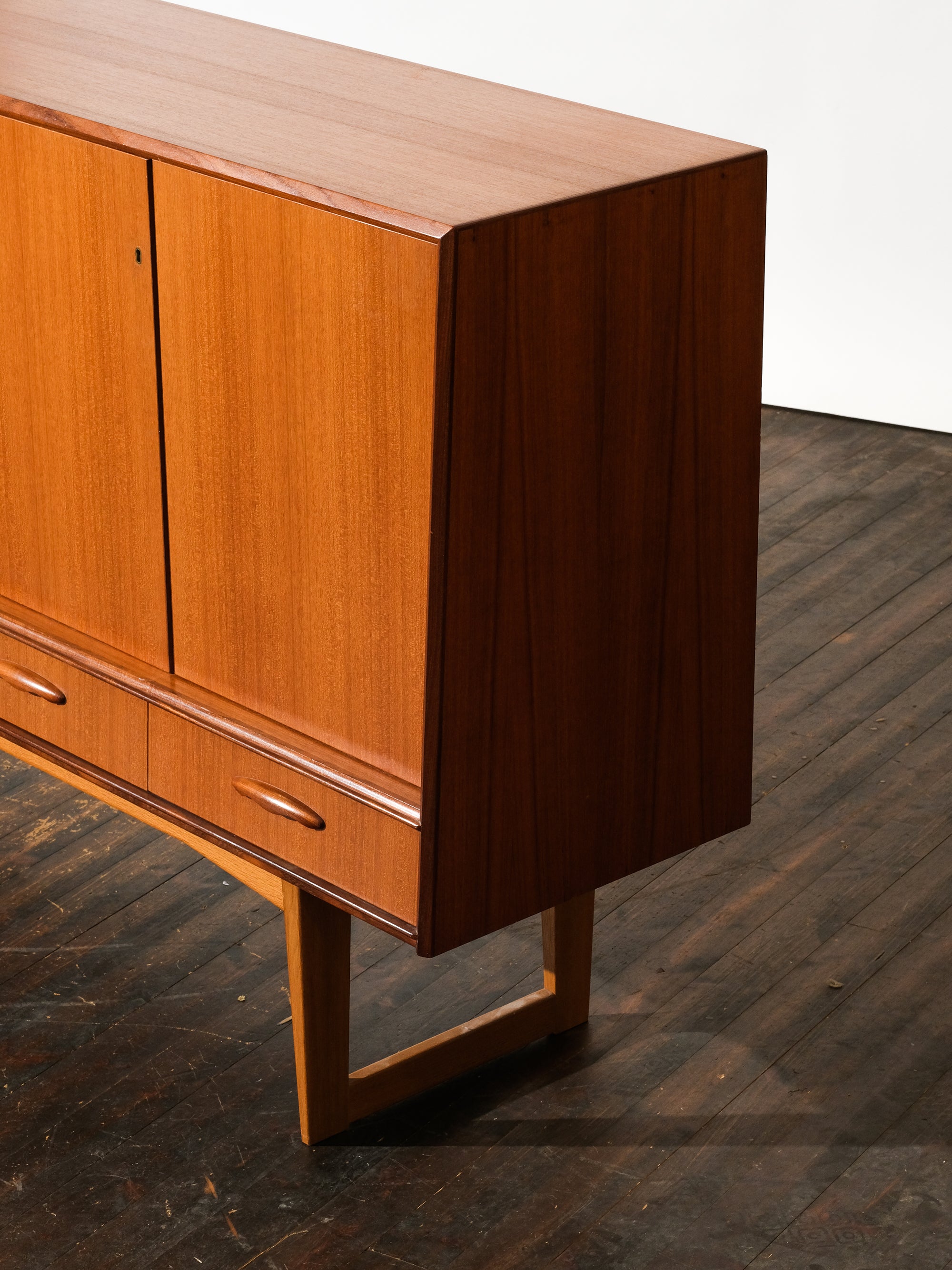 Mid-Century Scandinavian Teak &amp; Oak Sideboard