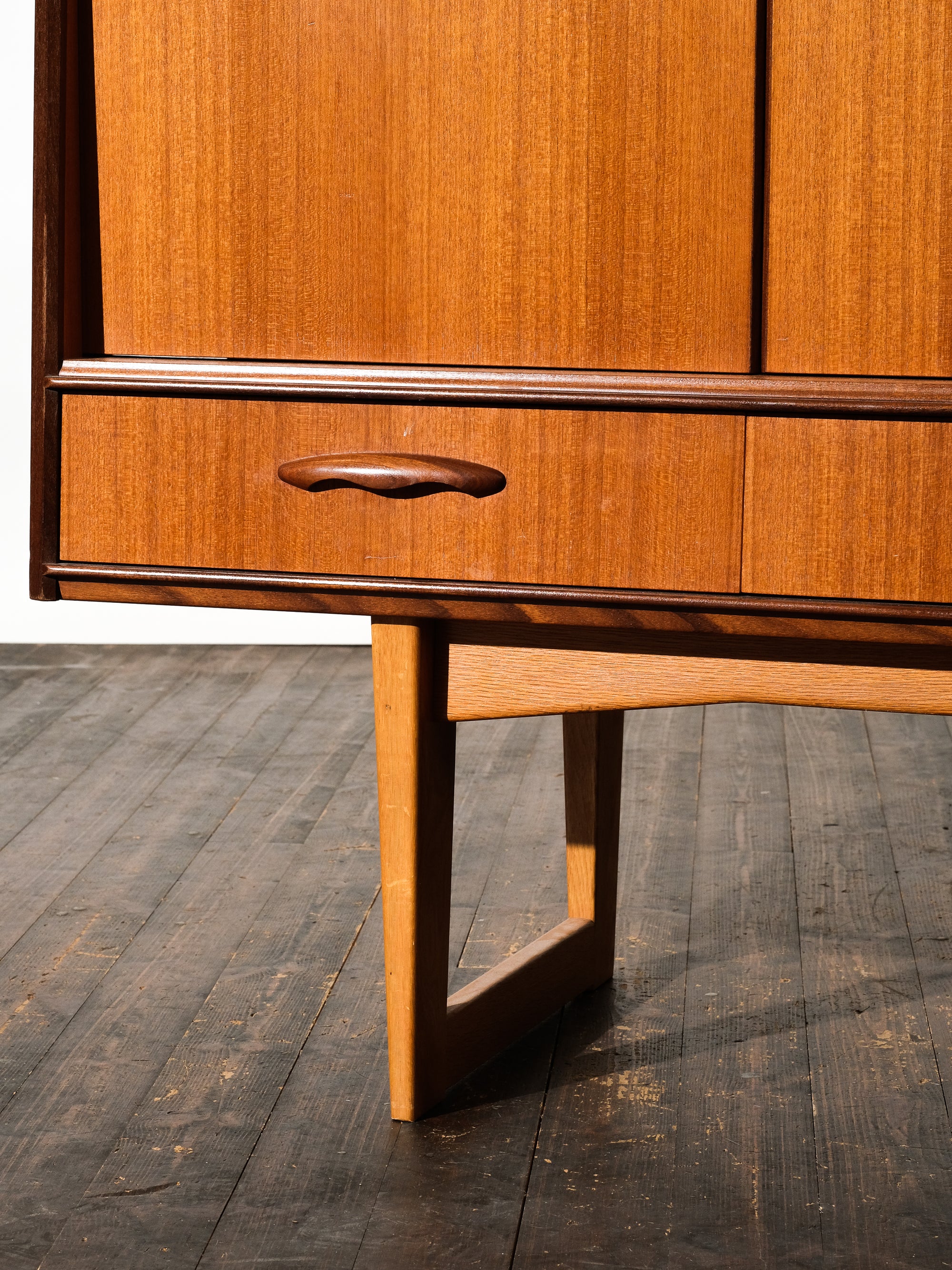 Mid-Century Scandinavian Teak &amp; Oak Sideboard