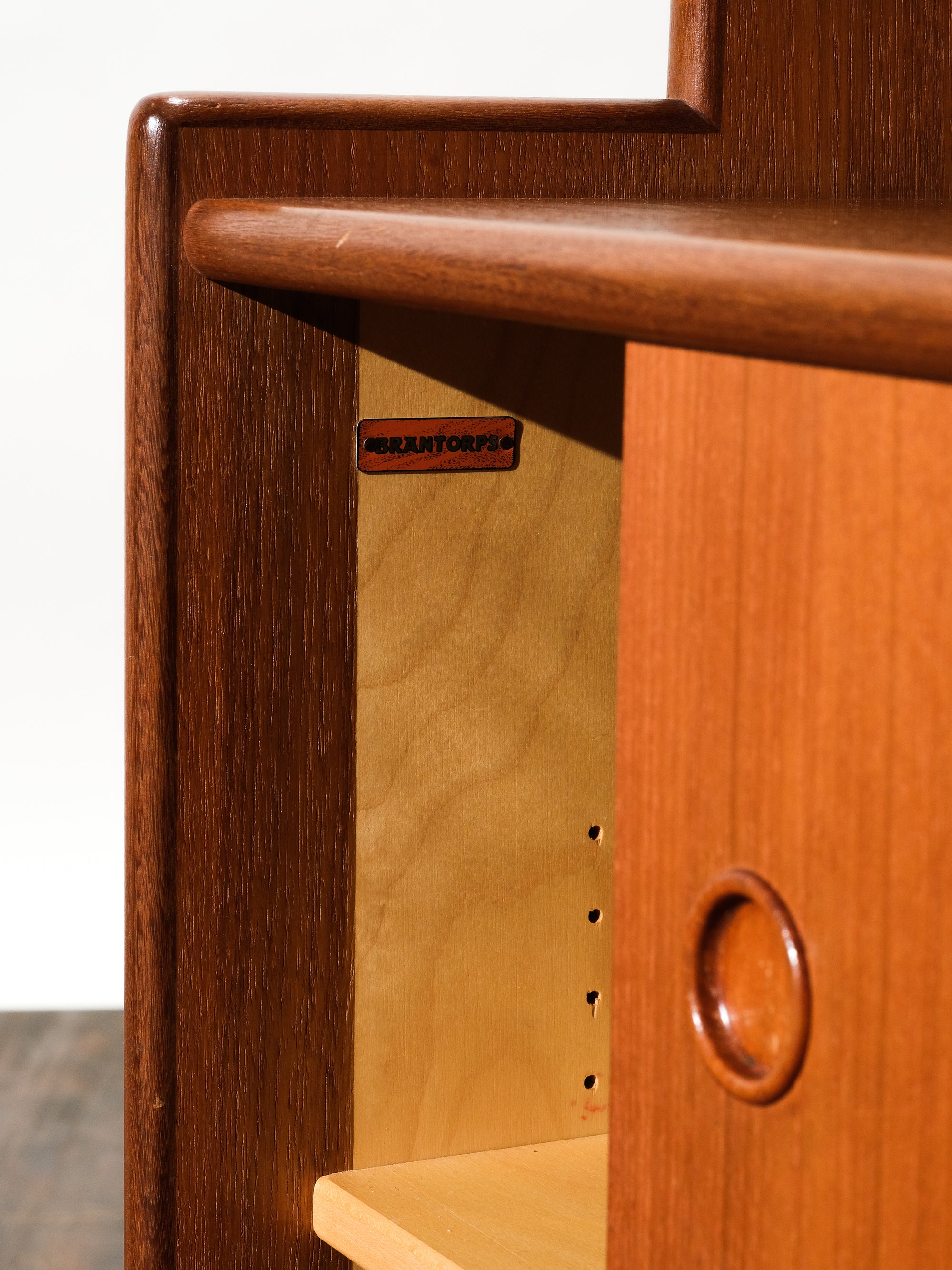 Teak &amp; Oak Bookshelf by Bräntorps, Sweden, 1950s