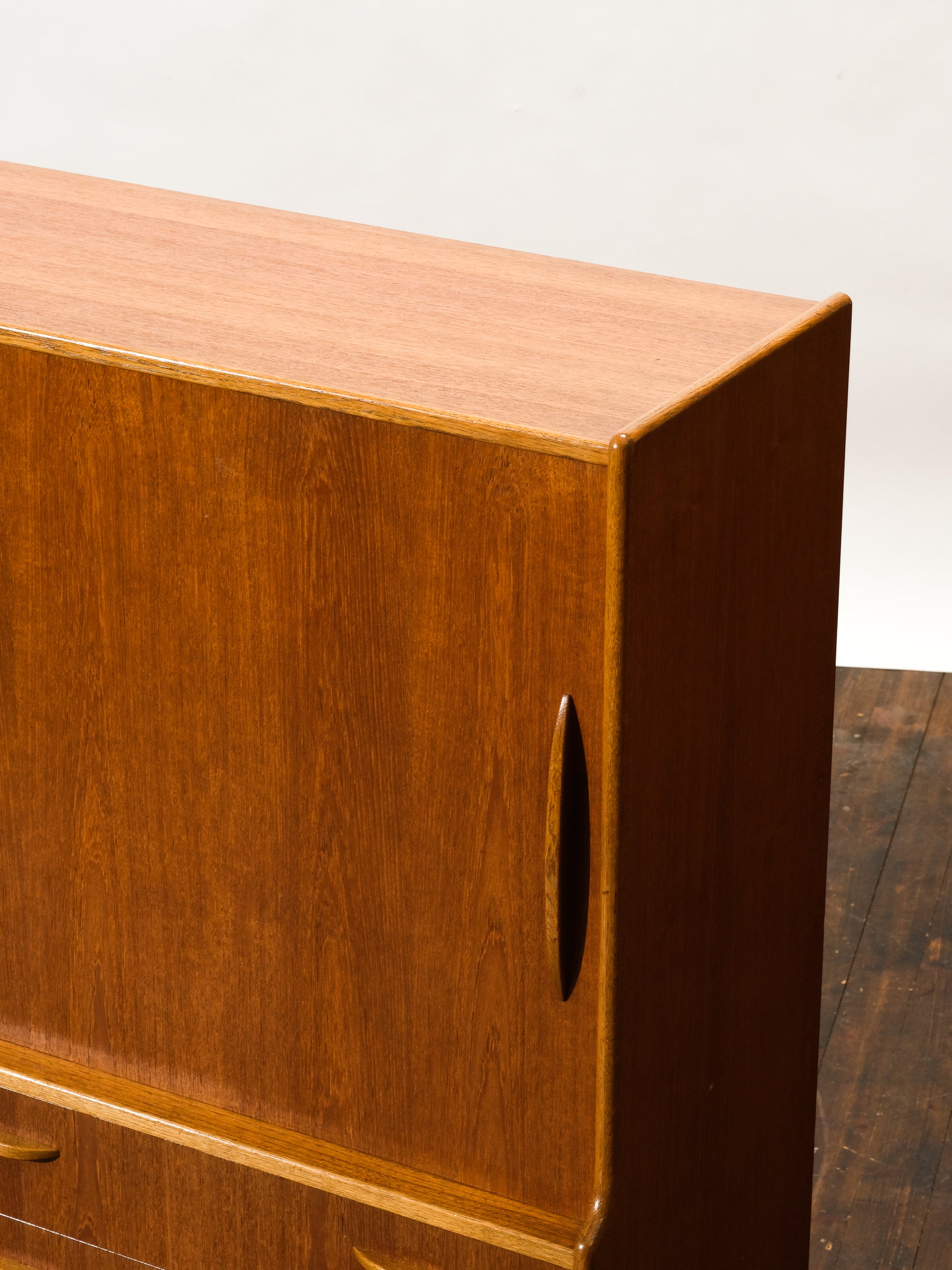 Mid-Century Scandinavian Teak &amp; Oak Credenza