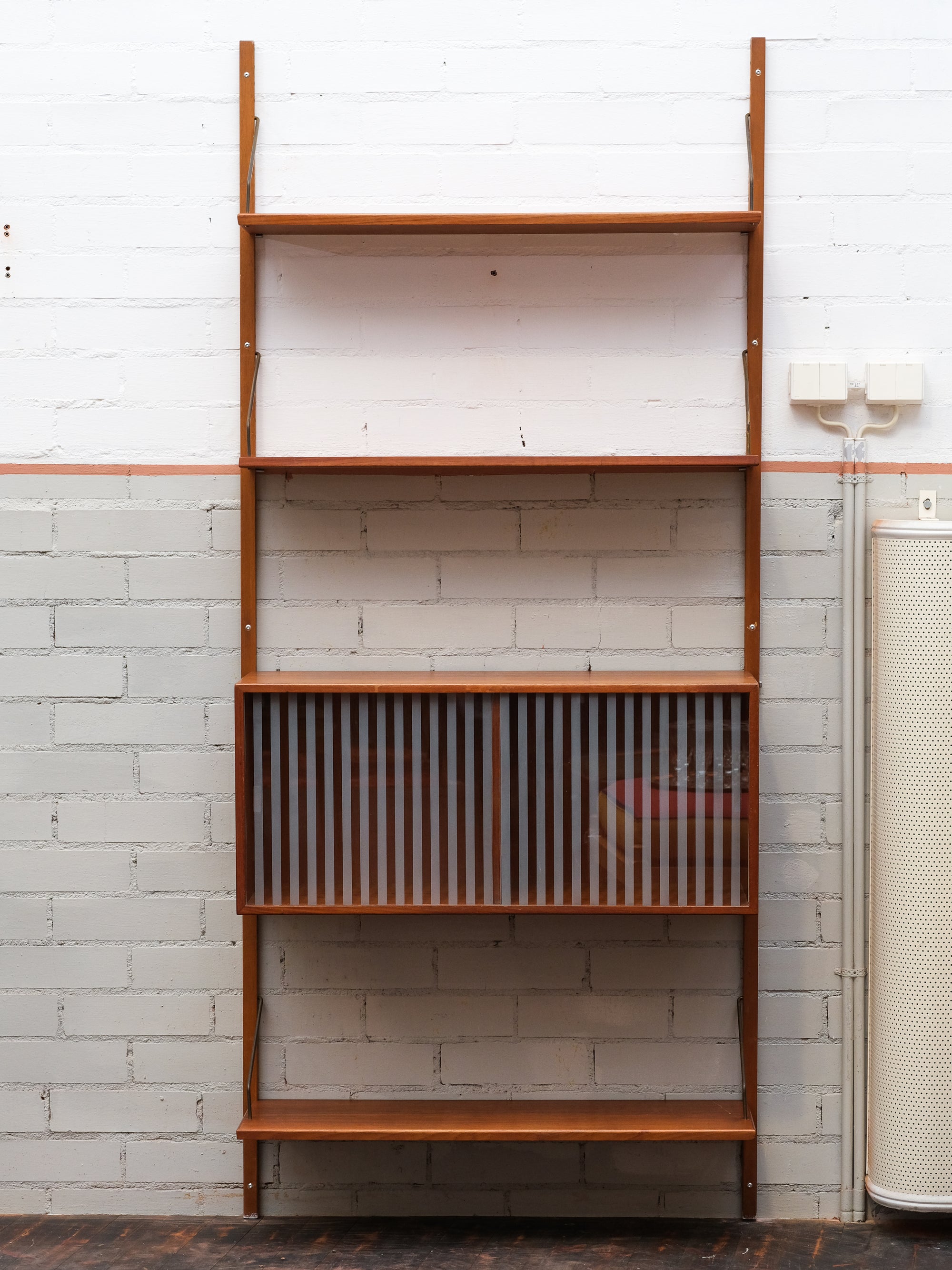 Mid-Century Danish Teak Wall Unit, 1960s