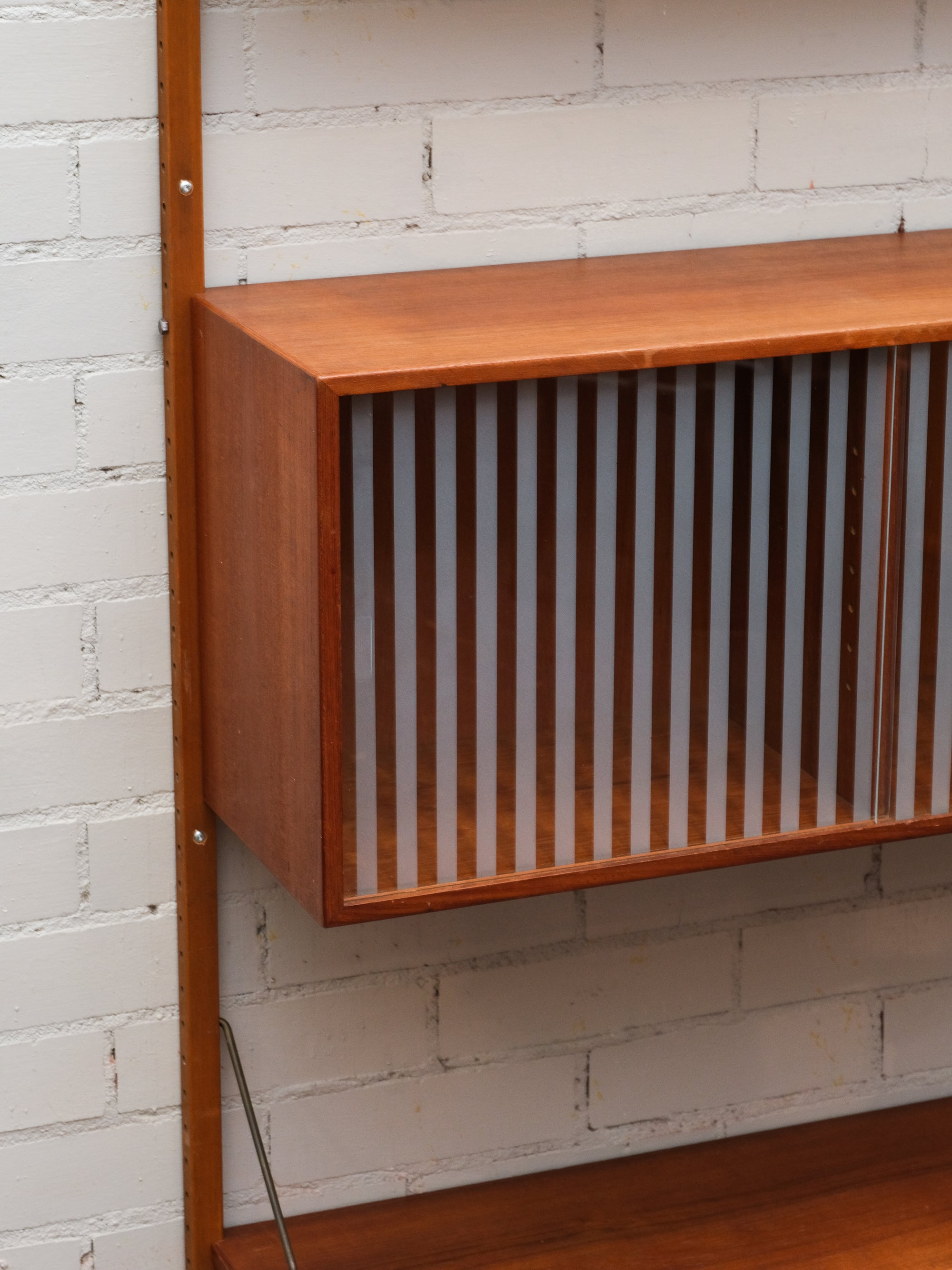 Mid-Century Danish Teak Wall Unit, 1960s