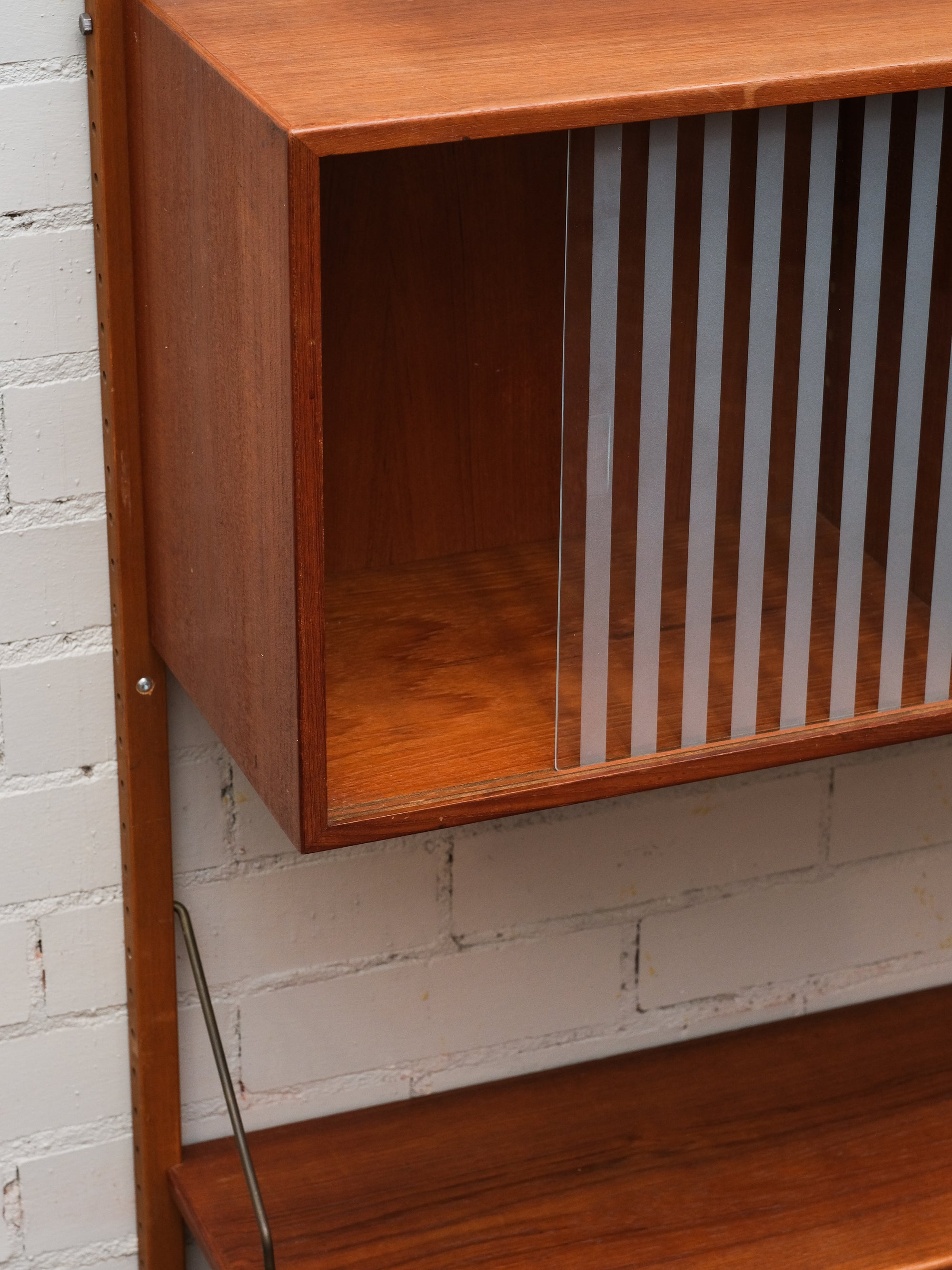 Mid-Century Danish Teak Wall Unit, 1960s