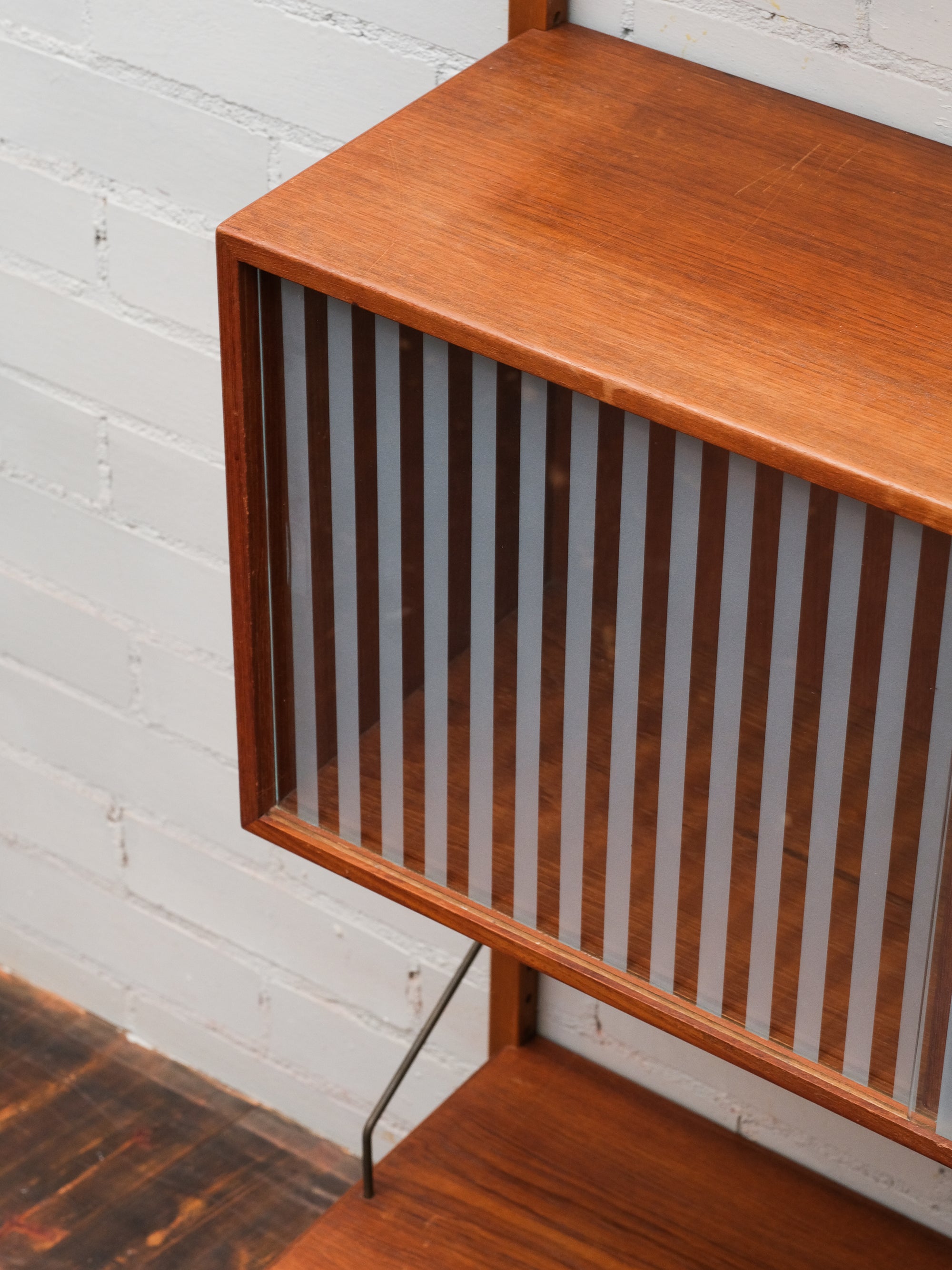 Mid-Century Danish Teak Wall Unit, 1960s