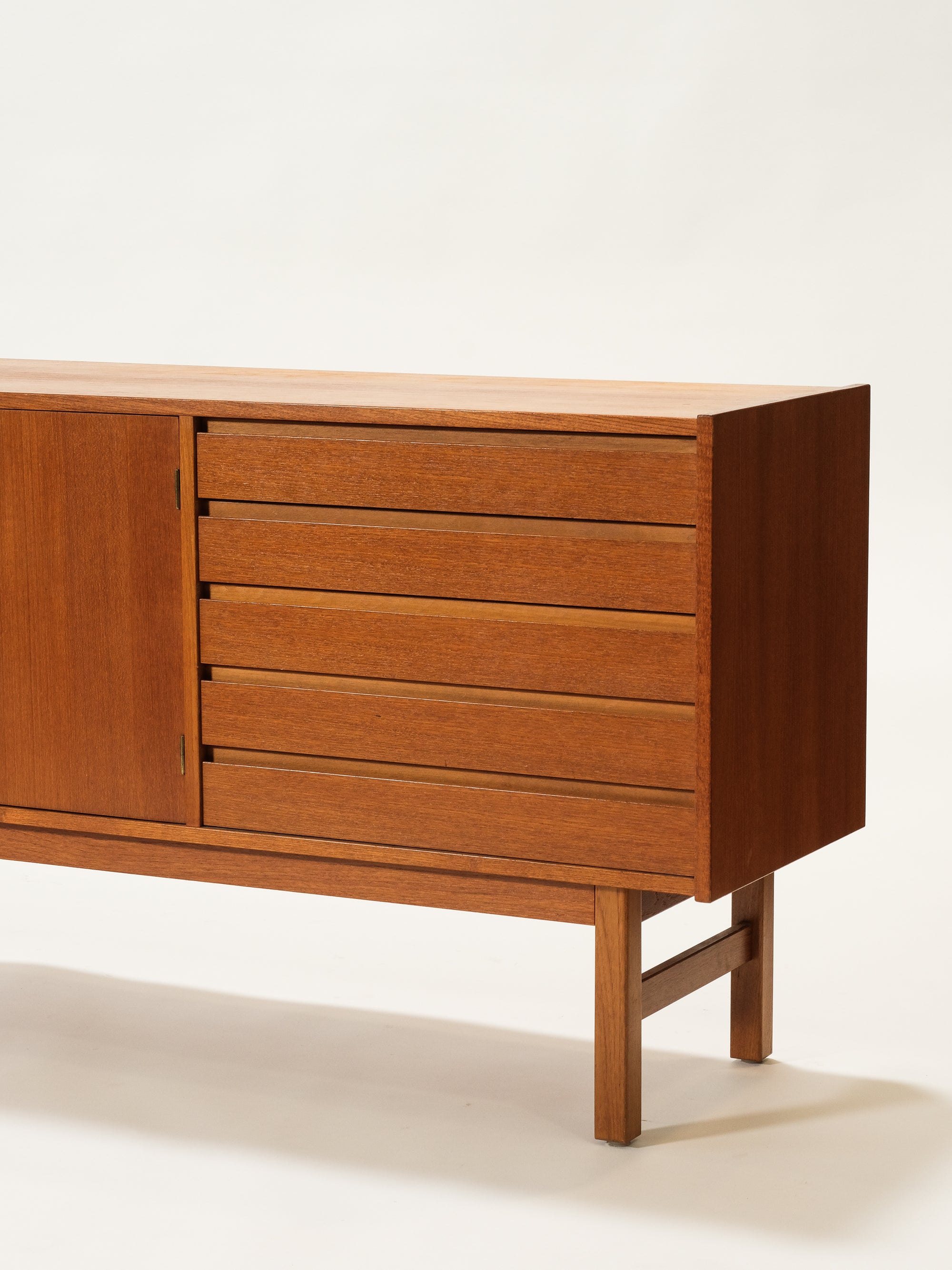 Mid-Century Teak Sideboard Model &#39;Viborg&#39; by Erik Wörtz for Ikea, 1960s