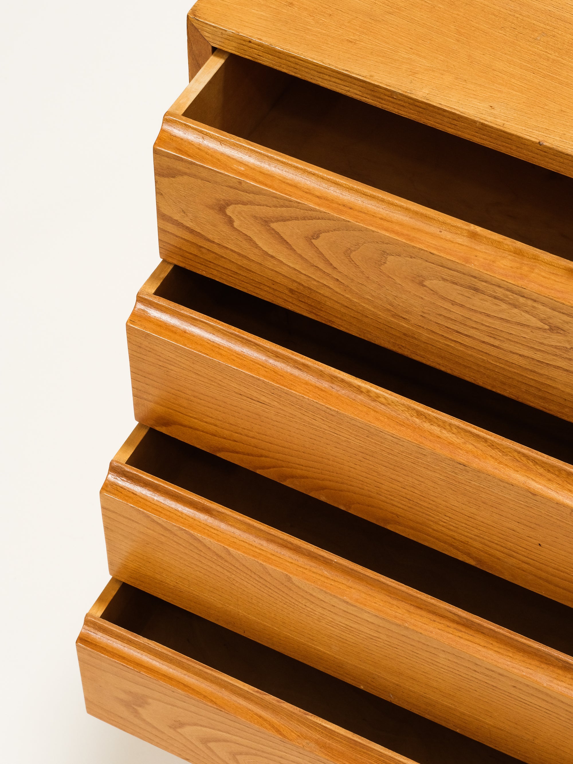 Mid-Century Elm Sideboard Model 4004 by Olli Borg for Asko, 1955