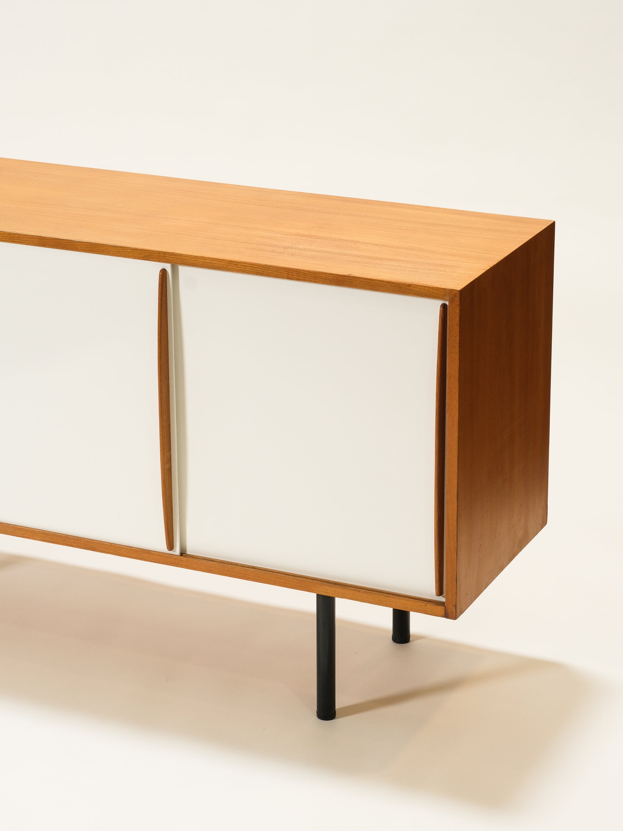 Mid-Century Elm Sideboard Model 4004 by Olli Borg for Asko, 1955