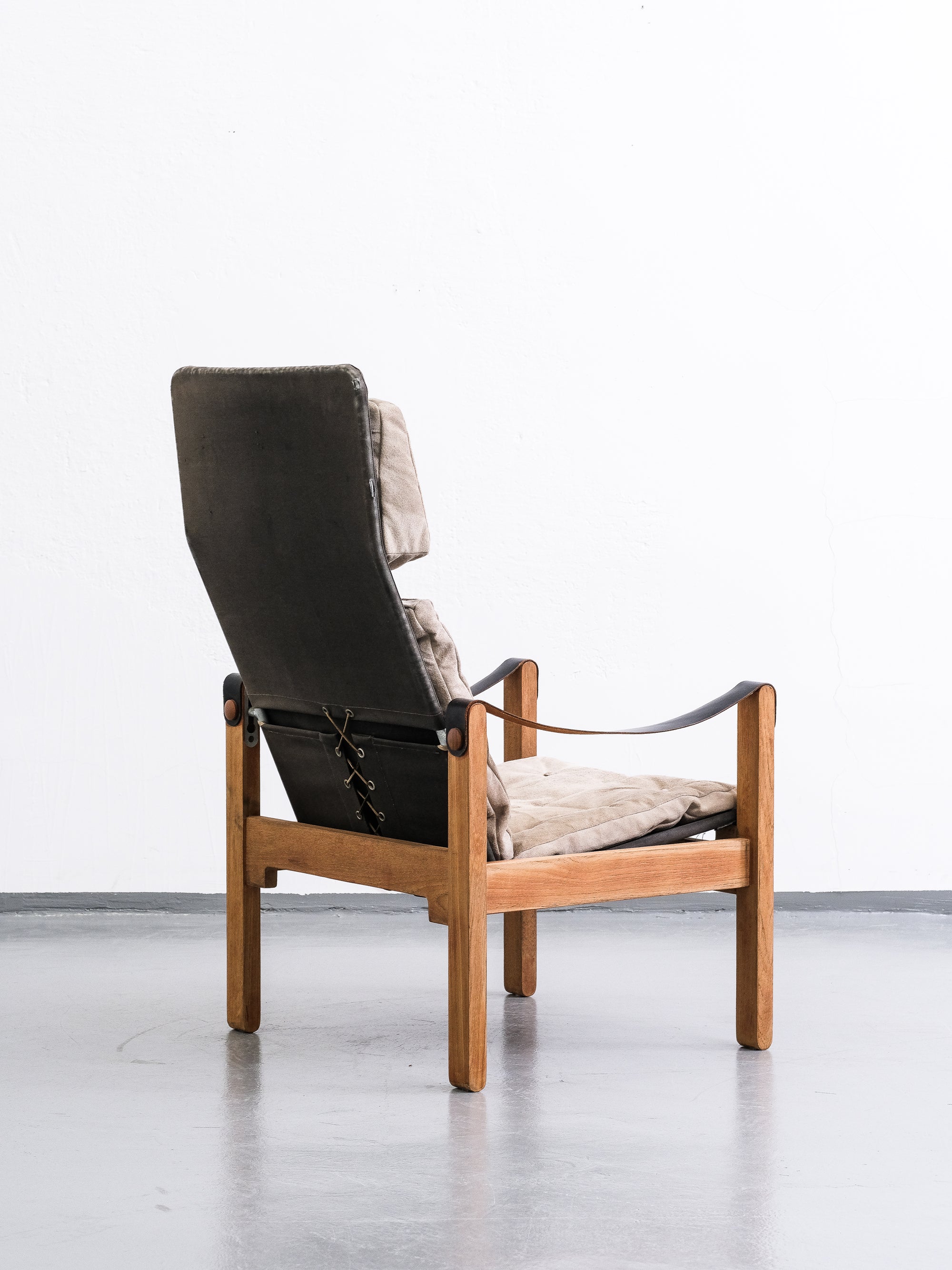 Mid-Century Safari/Recliner Chair