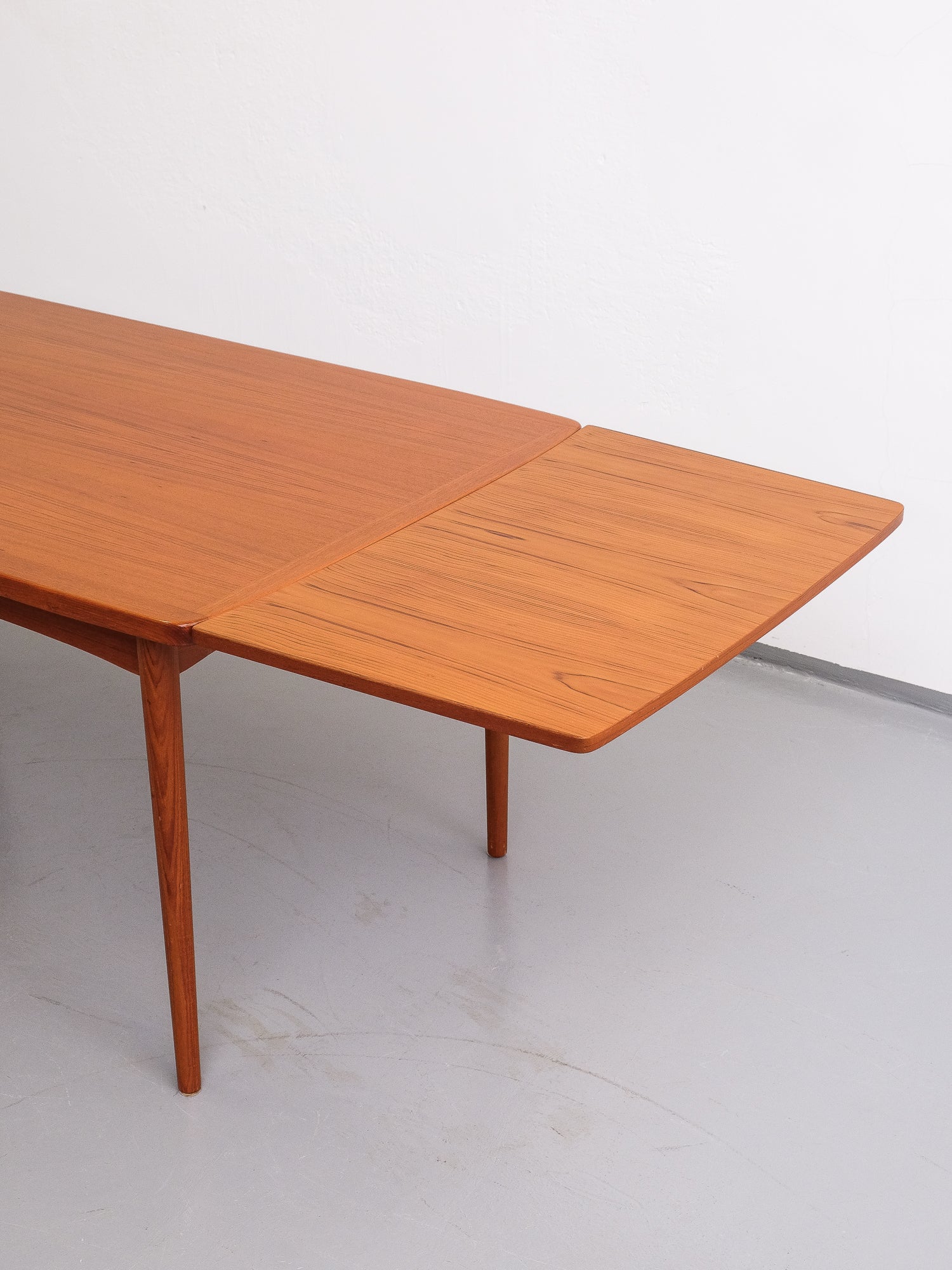 Scandinavian Teak Extendable Dining Table, 1960s