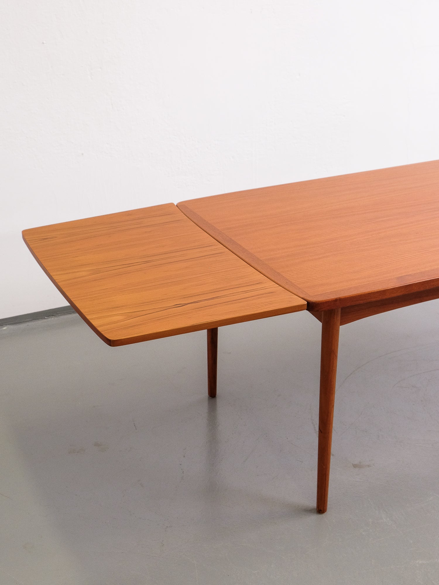 Scandinavian Teak Extendable Dining Table, 1960s