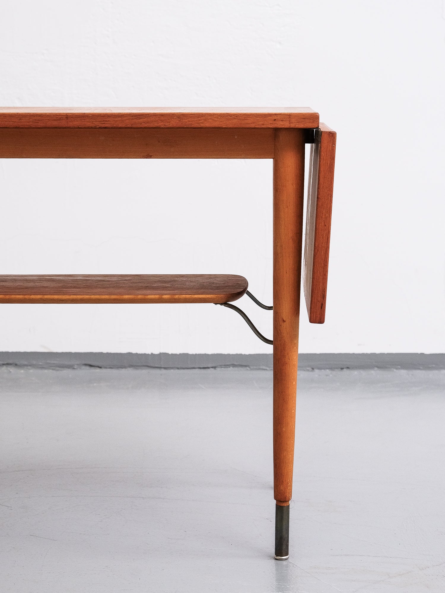 Mid-Century Teak Drop Leaf Coffee Table