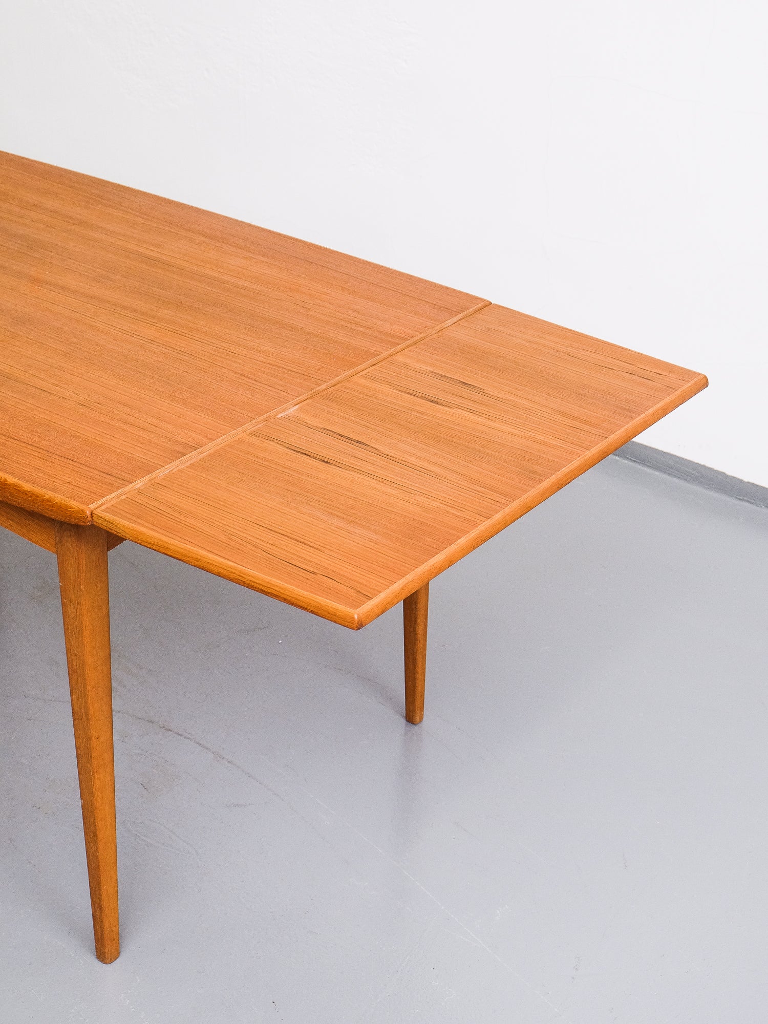Teak &amp; Oak Extendable Dining Table from Rosendals Möbelfabrik AB, 1960s