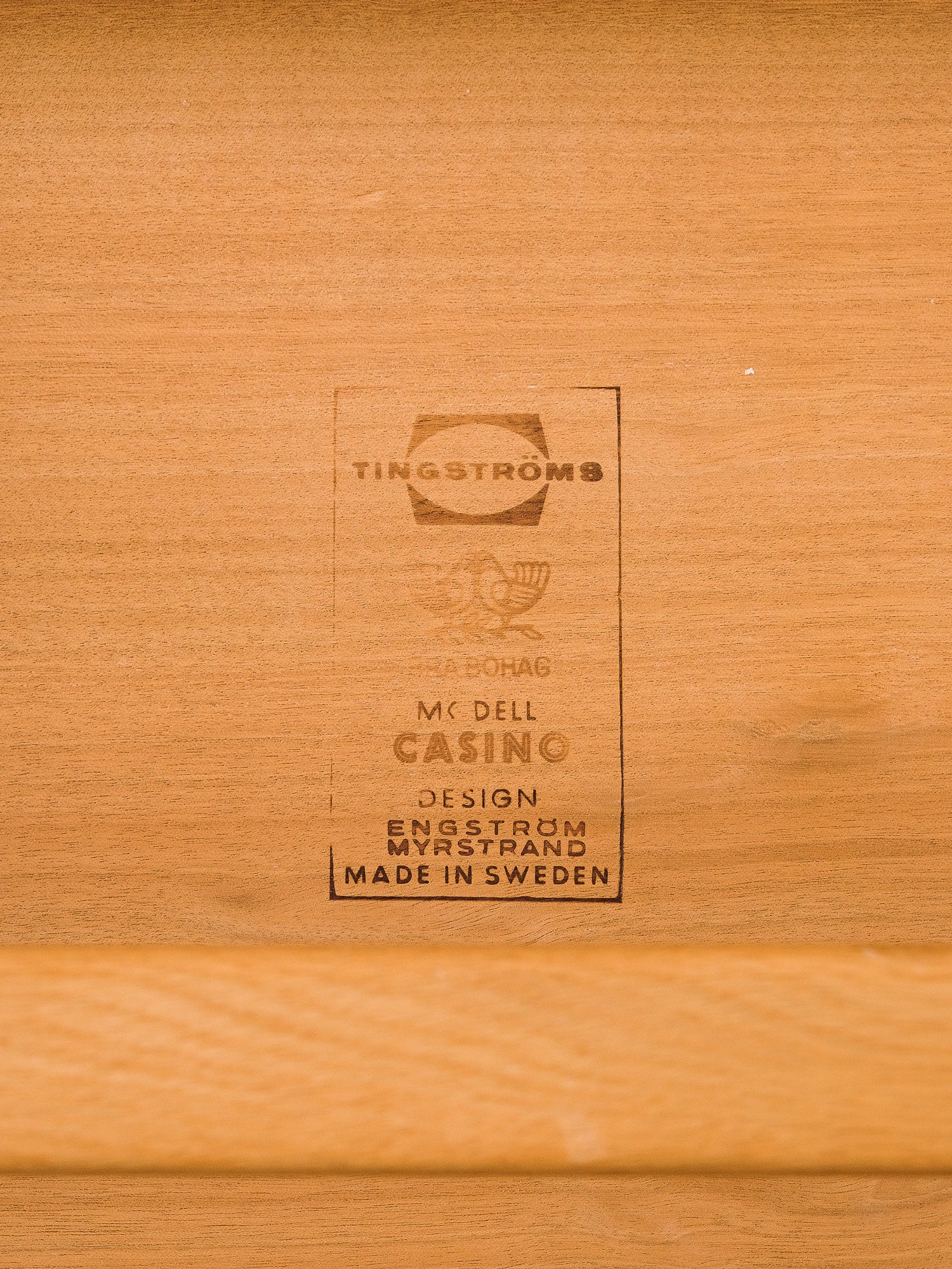 Oak Bedside Tables Model &quot;Casino&quot; by Sven Engström &amp; Gunnar Myrstrand, Sweden, 1960s