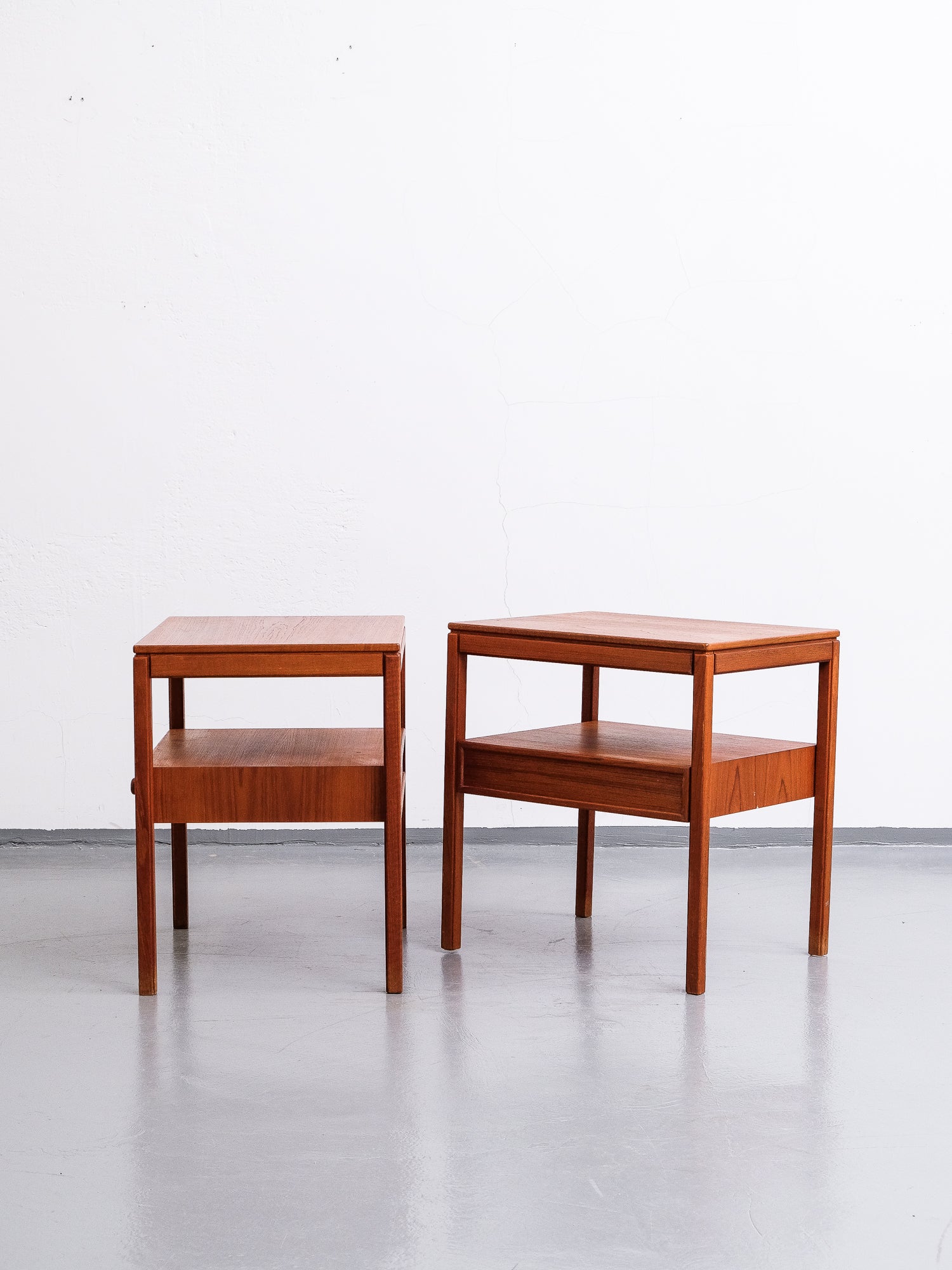 Bedside Tables Model &quot;Casino&quot; by Sven Engström &amp; Gunnar Myrstrand, Sweden, 1960s