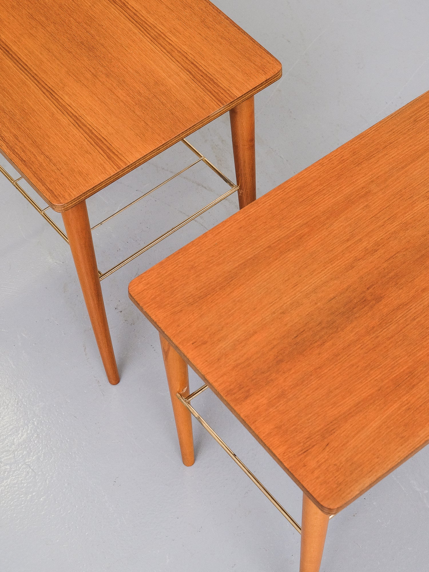 Teak Bedside Tables, 1950s